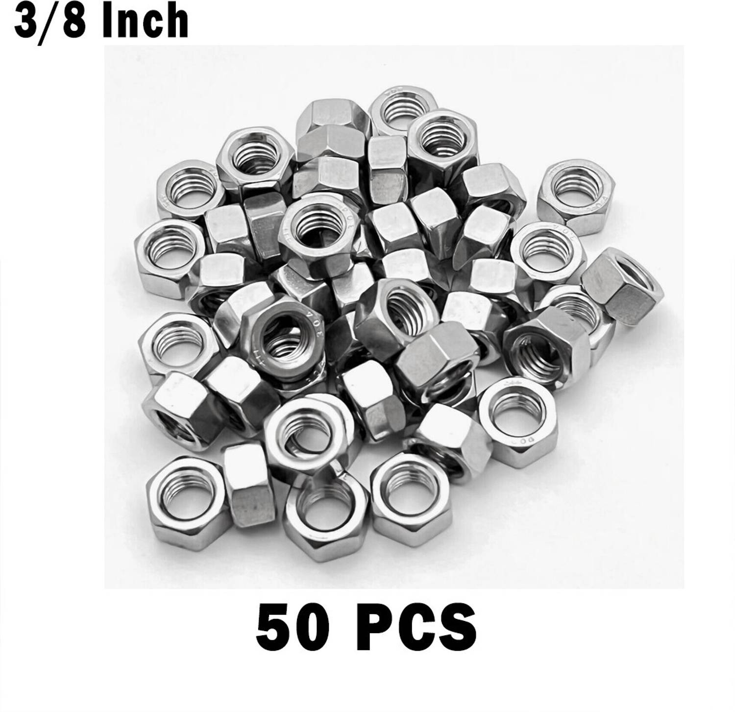 3/8-24 Fine Thread Grade 5 Finished Hex Nut - USA Medium Carbon Steel 3/8-24 Fine Thread Grade 5 Finished Hex Nut - USA Medium Carbon Steel