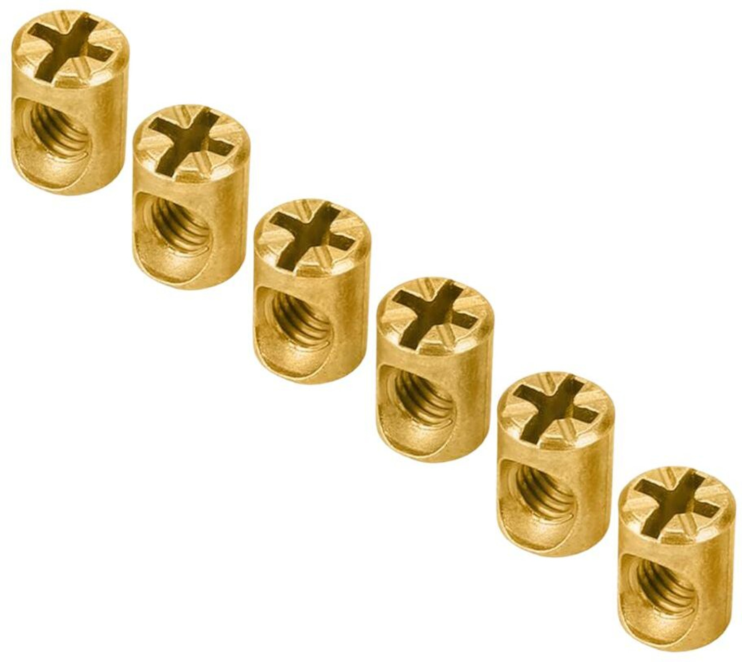 Image of VP INDUSTRIES Nut Barrel Slotted Nut