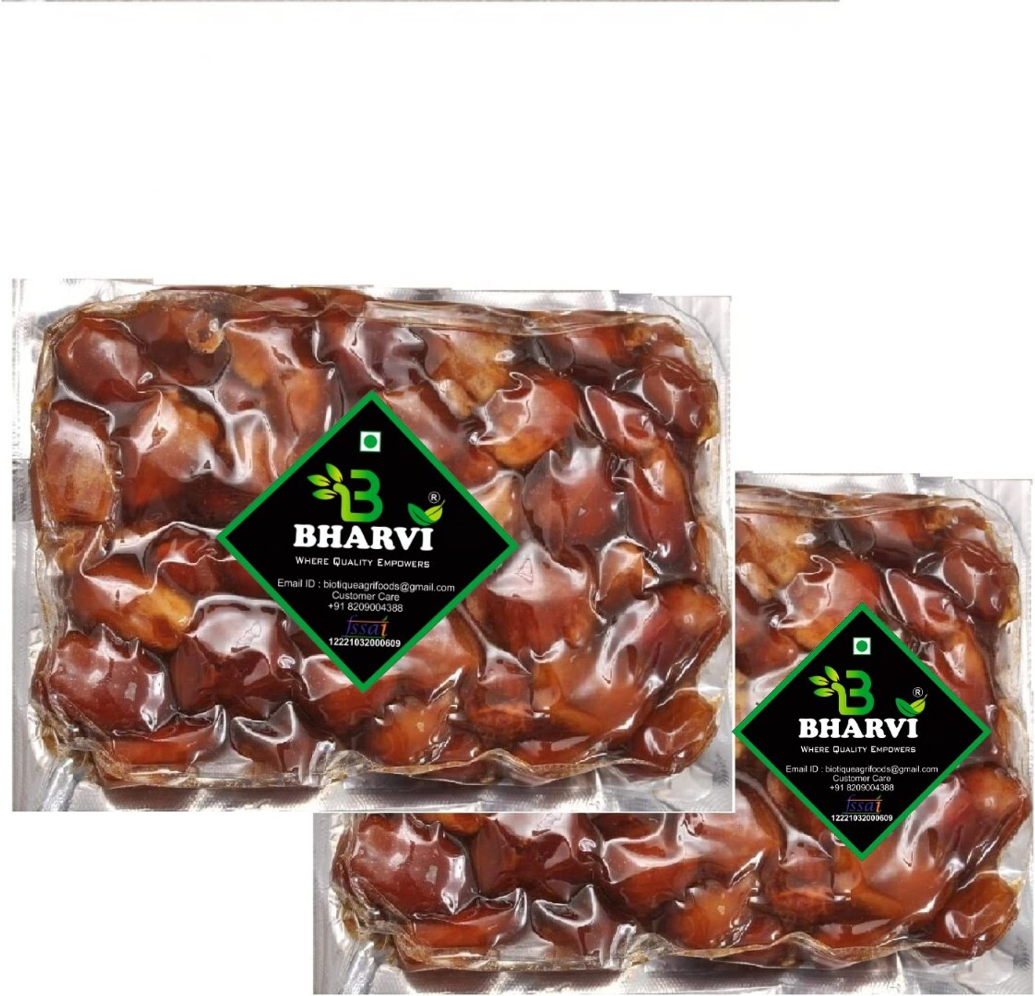 Image of Bharvi Dry Fruits Dates with Vaccum Pack Dates (1 x 500 g)