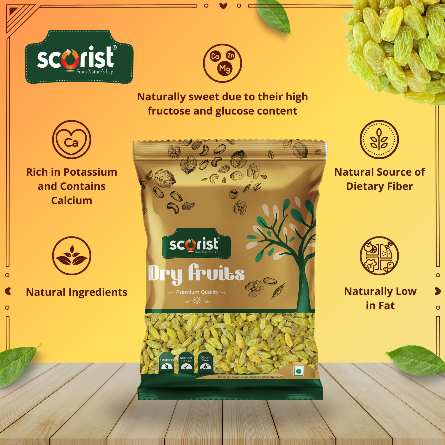 Image of Scorist Popular Raisins (1 x 1 kg)