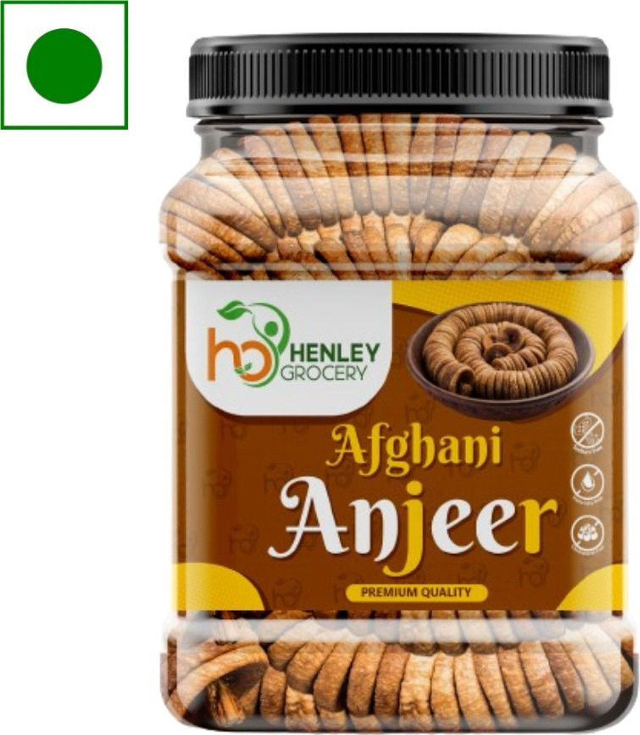Image of HENLEY Premium Afgani Anjeer - 1kg| Dried Figs | Natural, Fibre & Vitamin Figs Figs