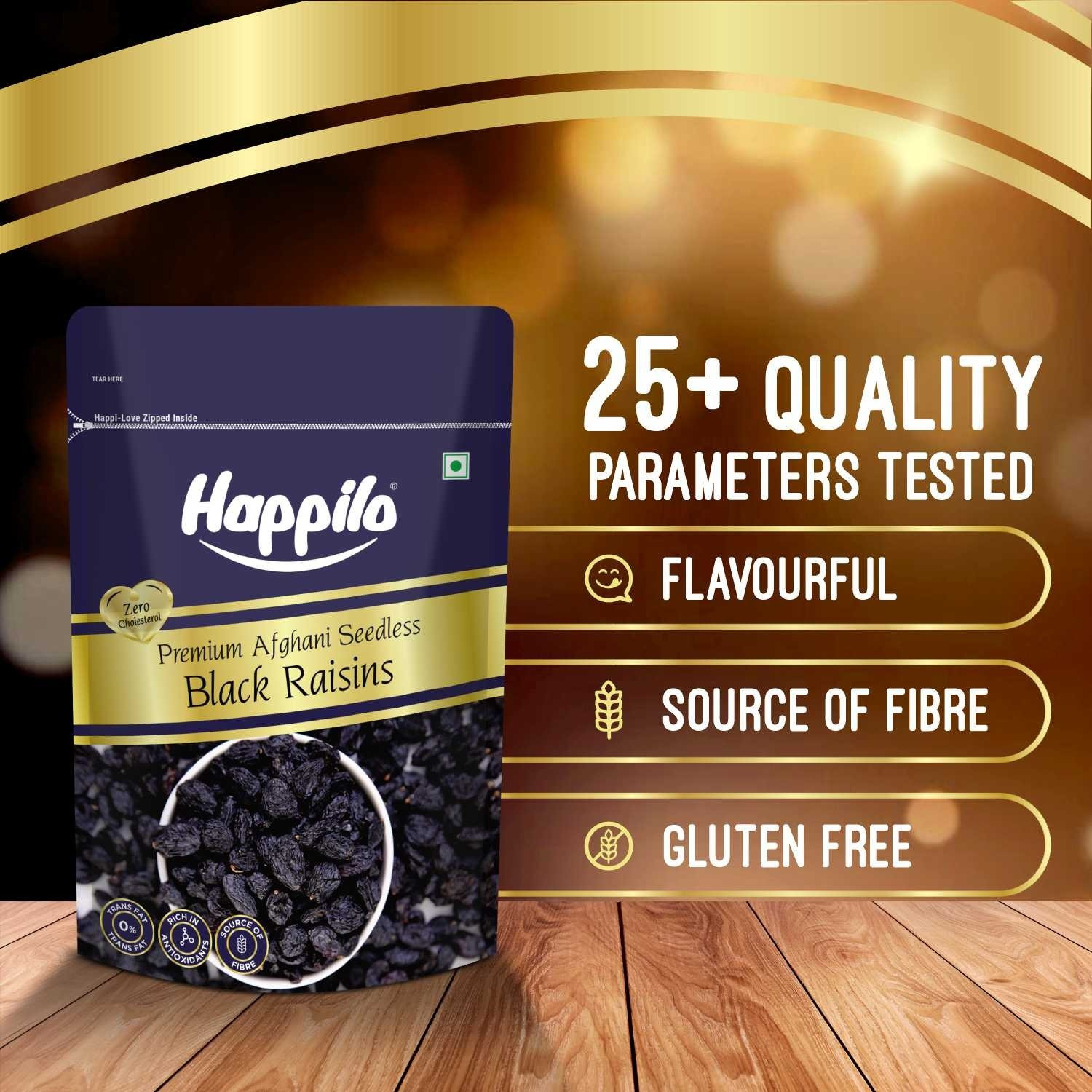 Image of Happilo Premium Afghani Seedless Black Raisins