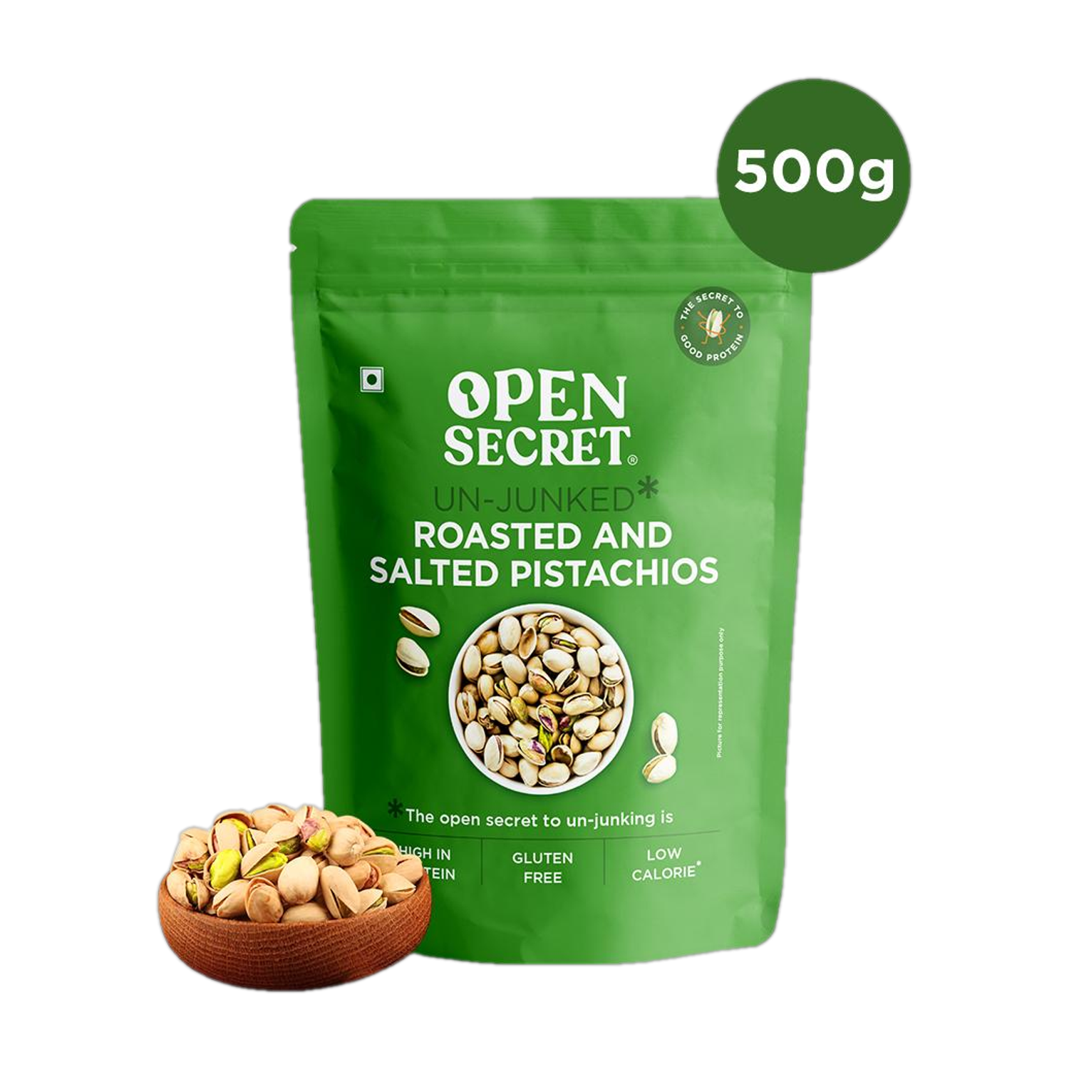 OPEN SECRET Premium Roasted and Salted Pistachios