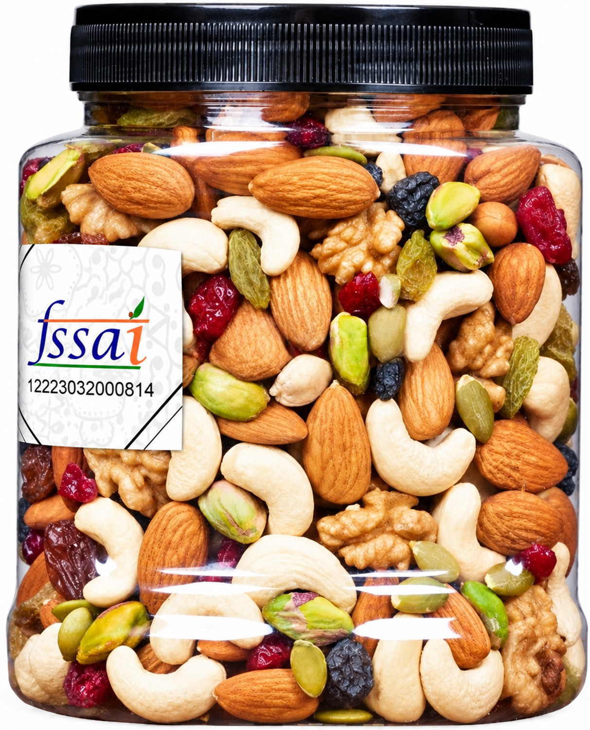 Image of HAI PRABHU Mix Dry Fruit | Panchmeva | 1 KG | Almonds, Apricots, Cashews, Raisins 1KG Almonds, Cashews, Apricots, Dry Dates, Kiwi, Raisins, Pistachios, Assorted Fruits & Nuts (1 x 1000 g)
