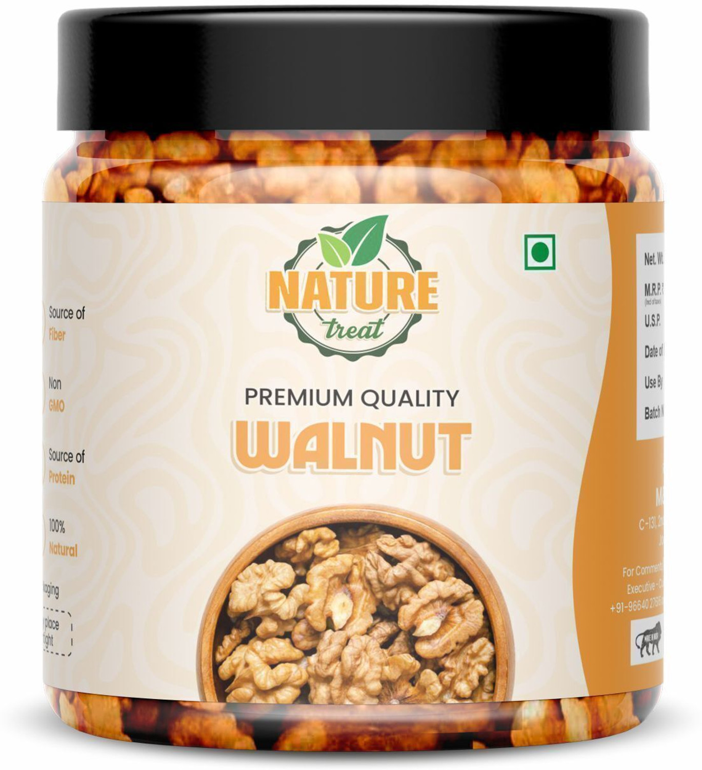 Image of NATURE treat Fresh Natural | Akhrot Giri Without shell Crunchy Walnuts