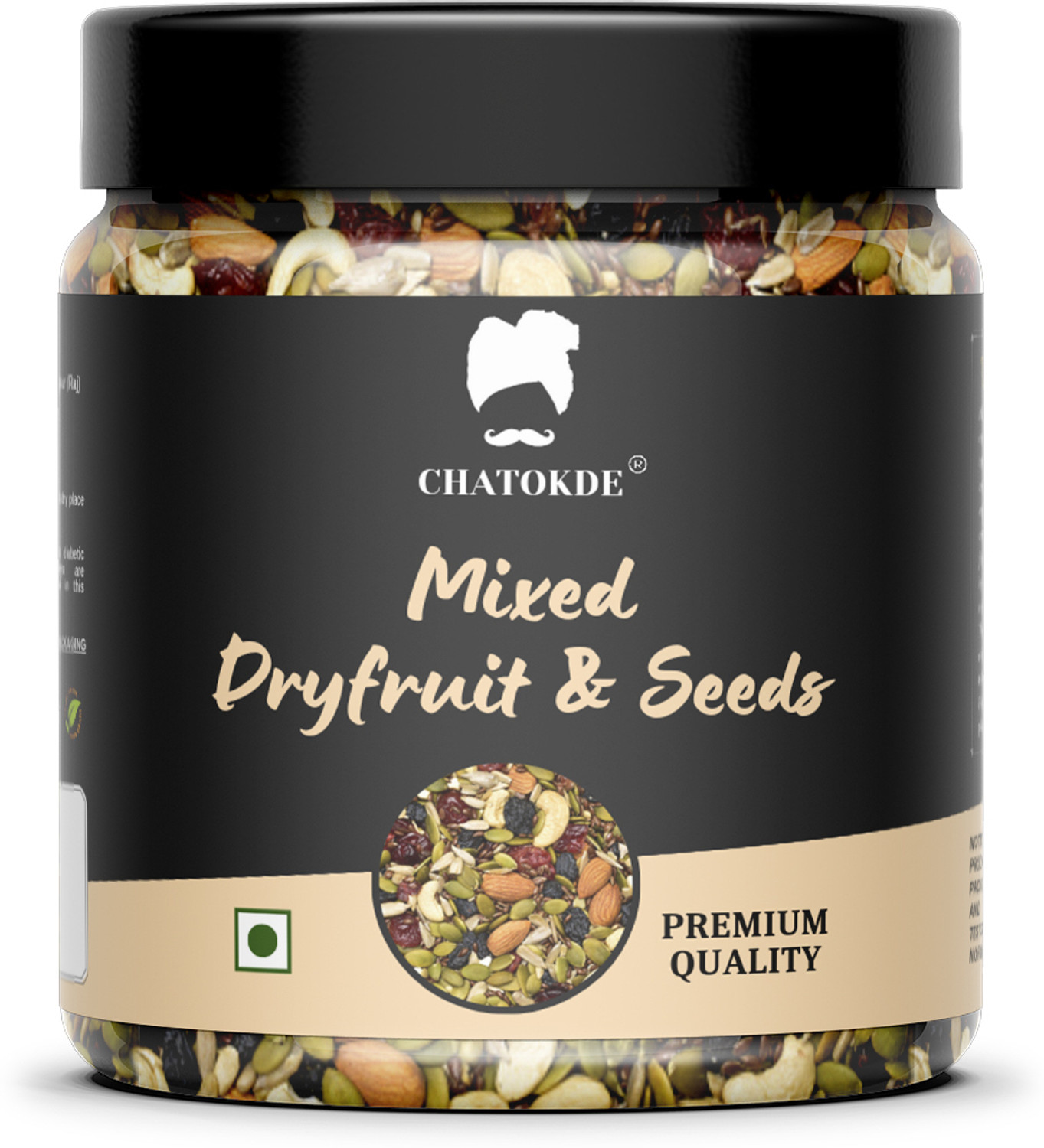 Image of CHATOKDE 100% Natural and Premium Healthy Trail Mix Dry fruits & Seeds 500g Assorted Seeds & Nuts