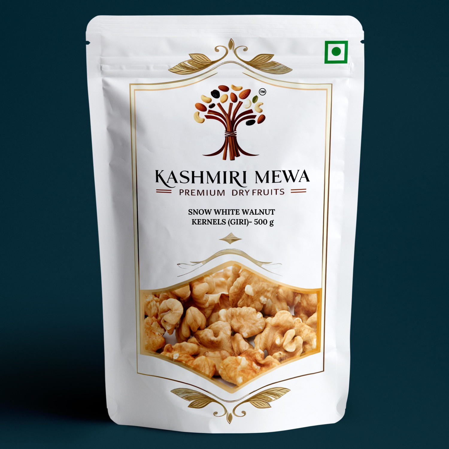Image of Kashmiri Mewa Premium Walnut Kernels (Akharot Giri) - 75% Oil Content Walnuts