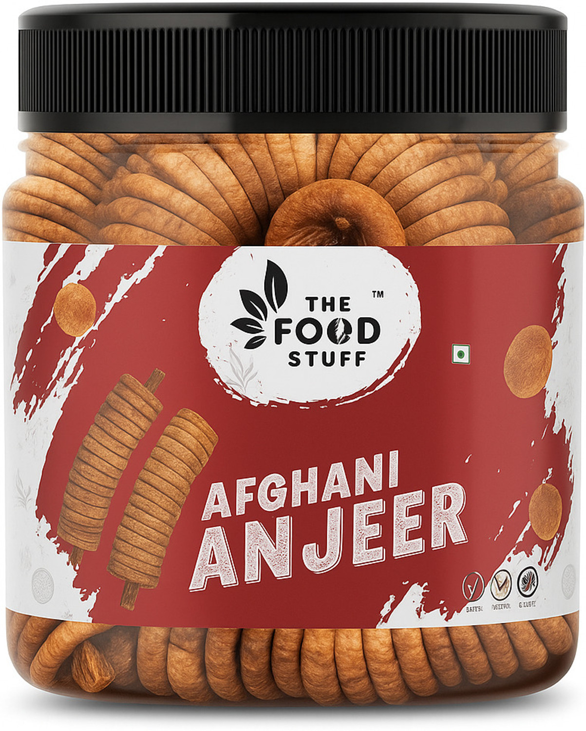 Image of THE FOOD STUFF Anjeer /Figs Premium dired afghani Anjeer Jar Pack 250grams 02 Figs
