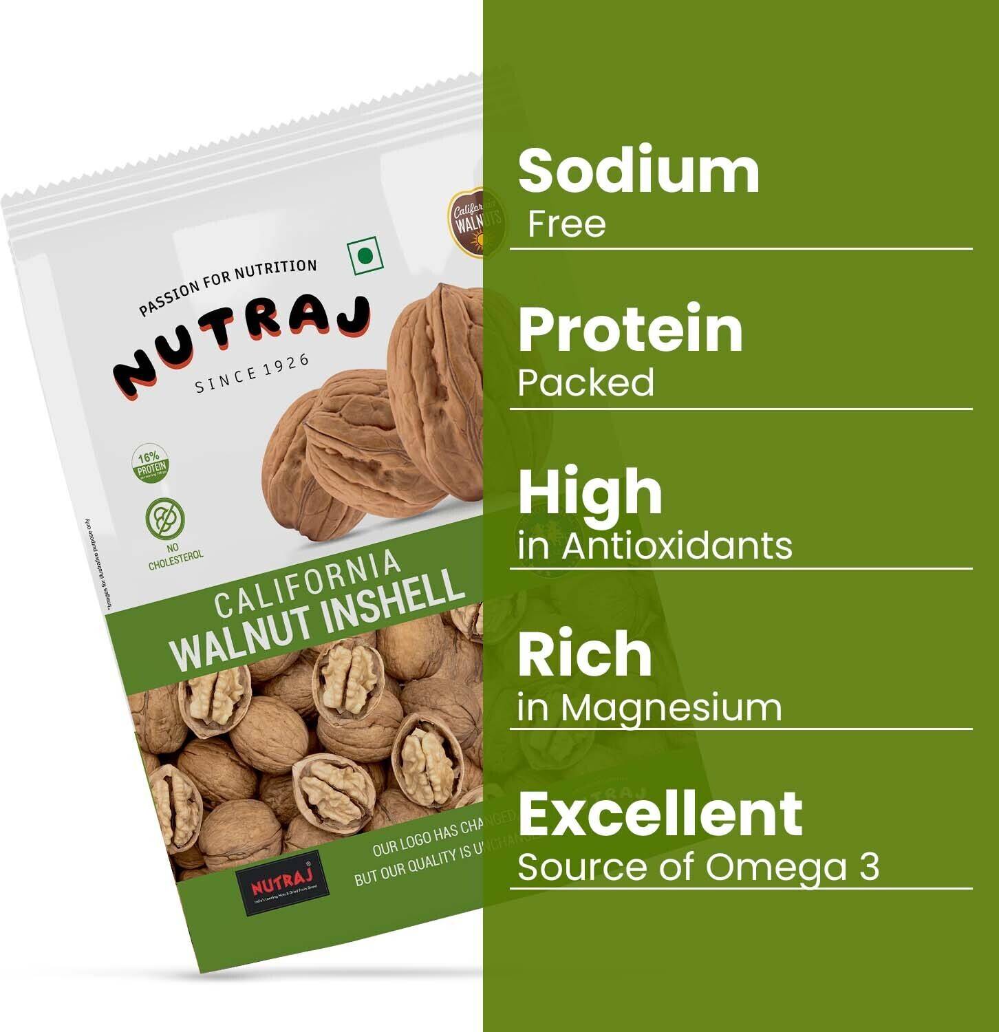 Nutraj California Walnuts In-Shell 1kg - Image 5