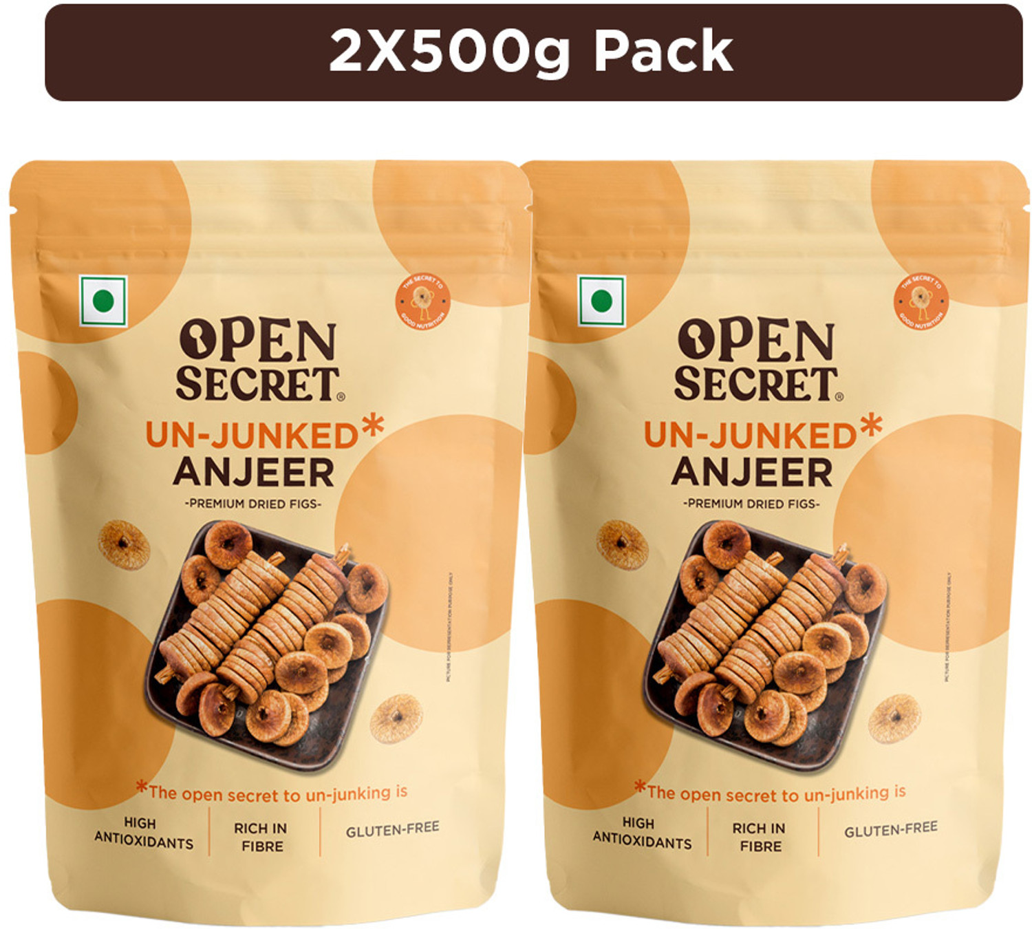 Image of OPEN SECRET Premium Anjeer High Protein Figs Rich in Fibre Figs