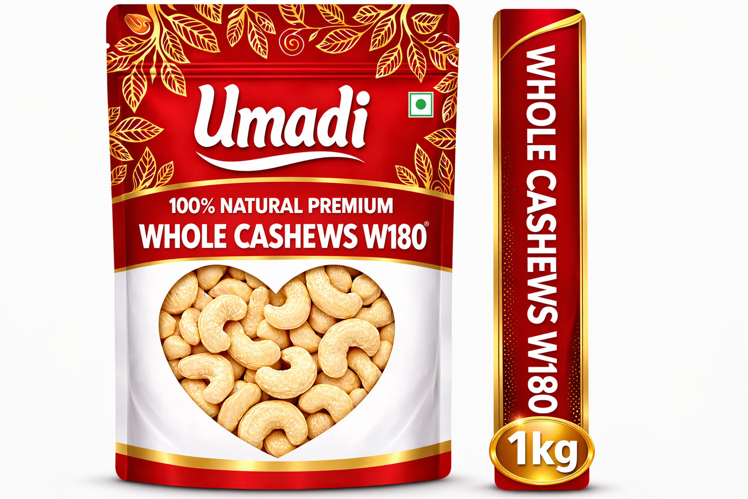 Image of UMADI 100% Natural Premium Whole Cashews W180 Cashews