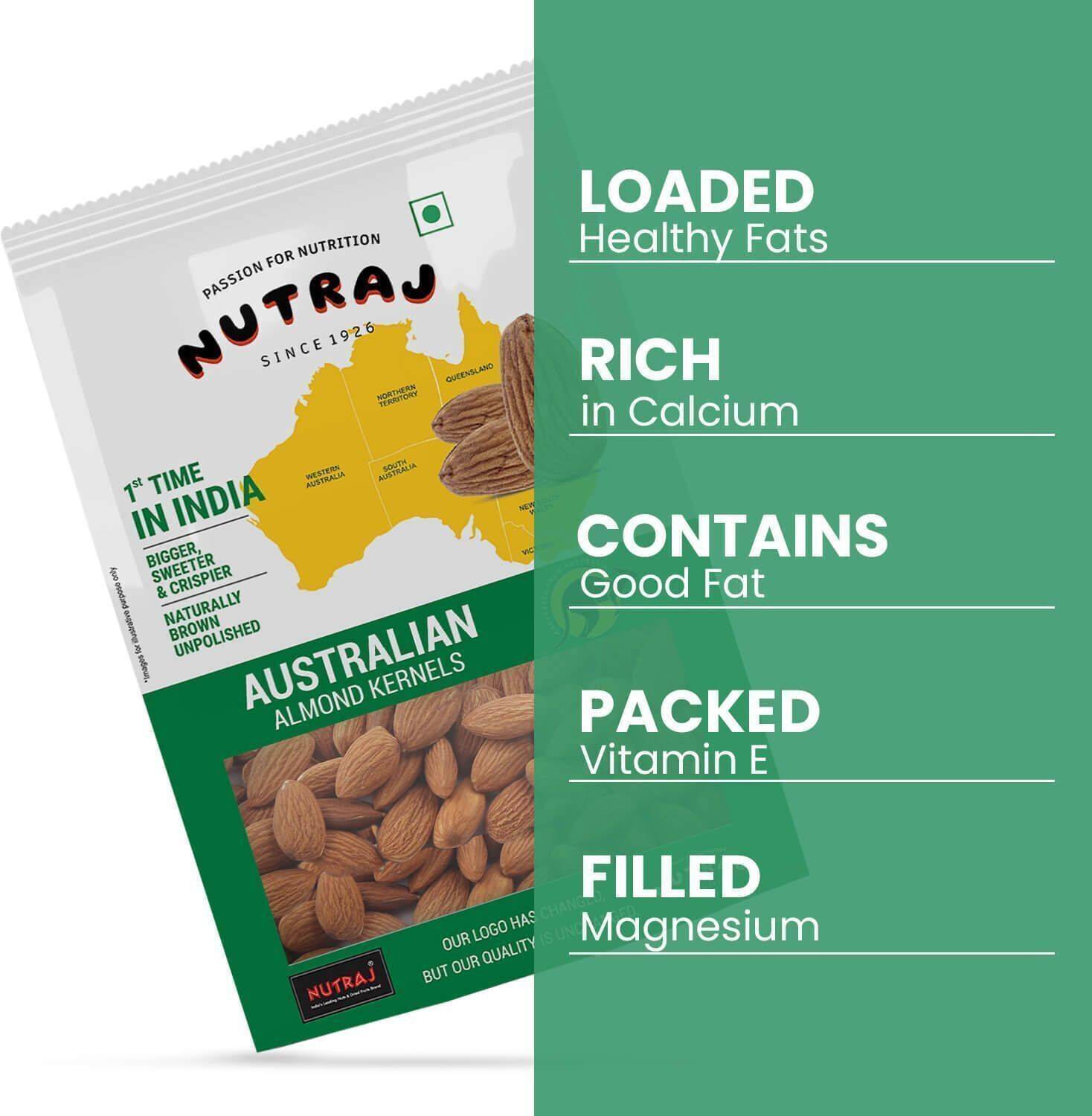 Nutraj Australian Almond 1 Kg (500g X 2) - Image 2