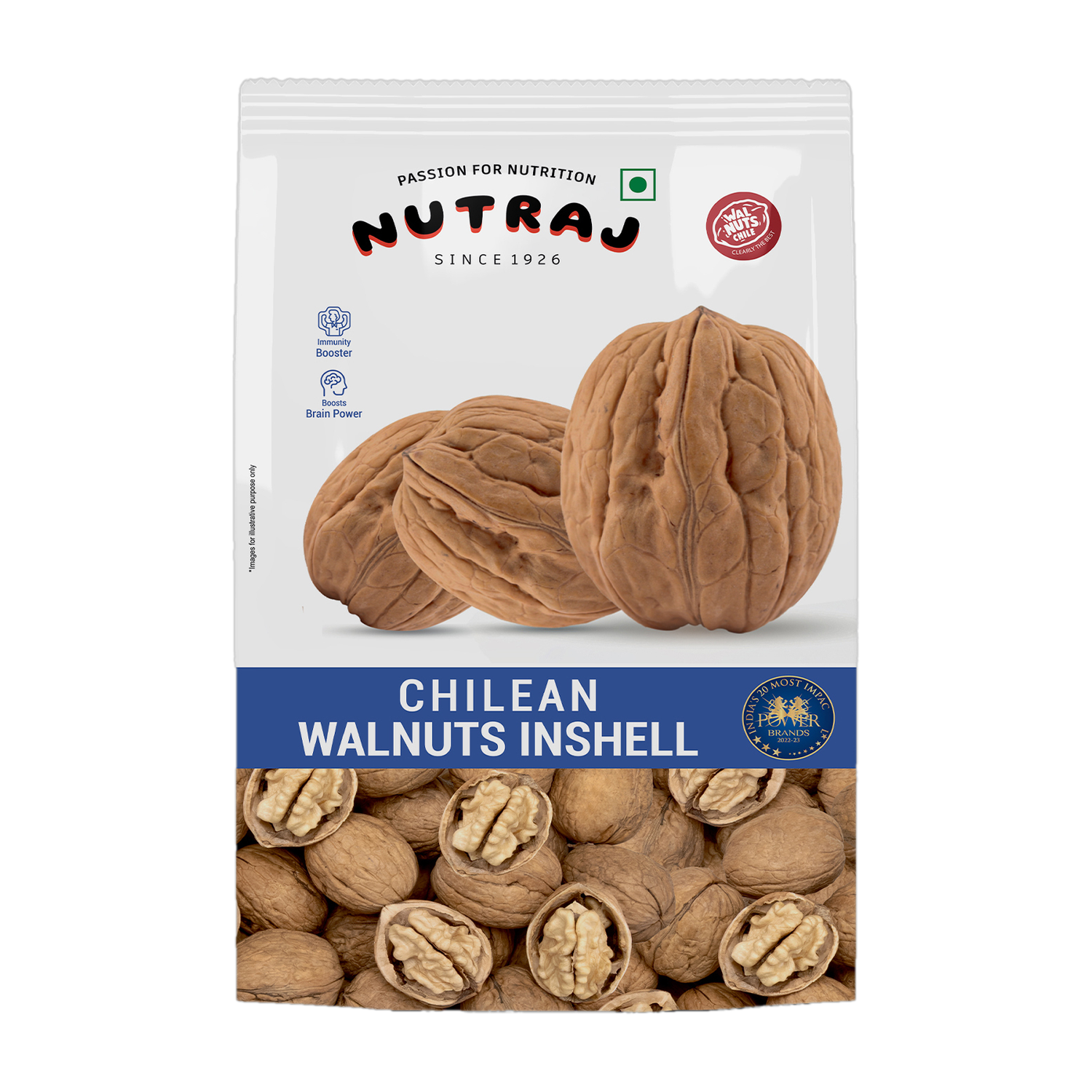 Nutraj Chilean Walnut Inshell Walnuts