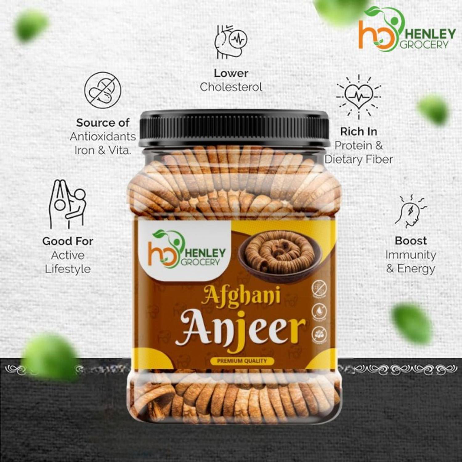 HENLEY Premium Afgani Anjeer - 1kg - Image 3