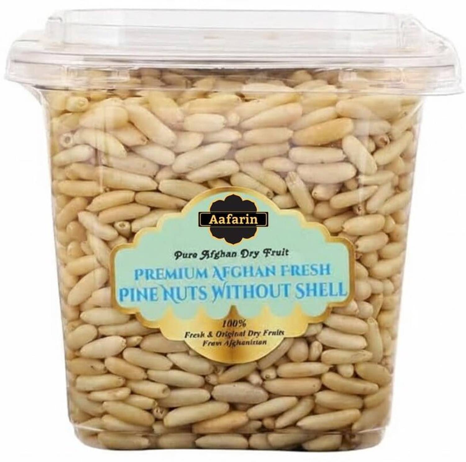 Aafarin PREMIUM AFGHAN FRESH PINE NUTS WITHOUT SHELL (250g) Pine Nuts
