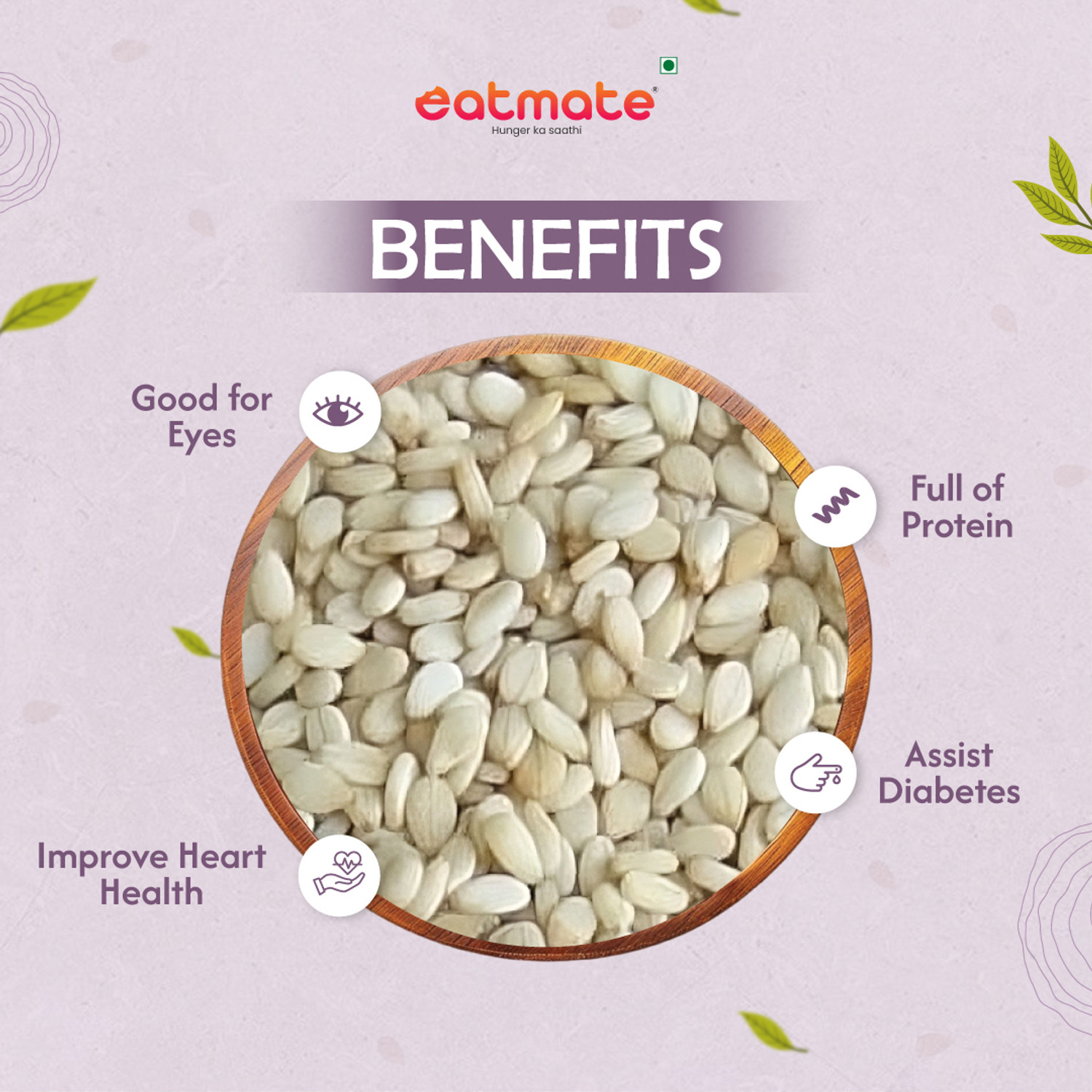 Image of Eatmate Premium Natural sesame Seeds|Till| Super Food Sesame Seeds