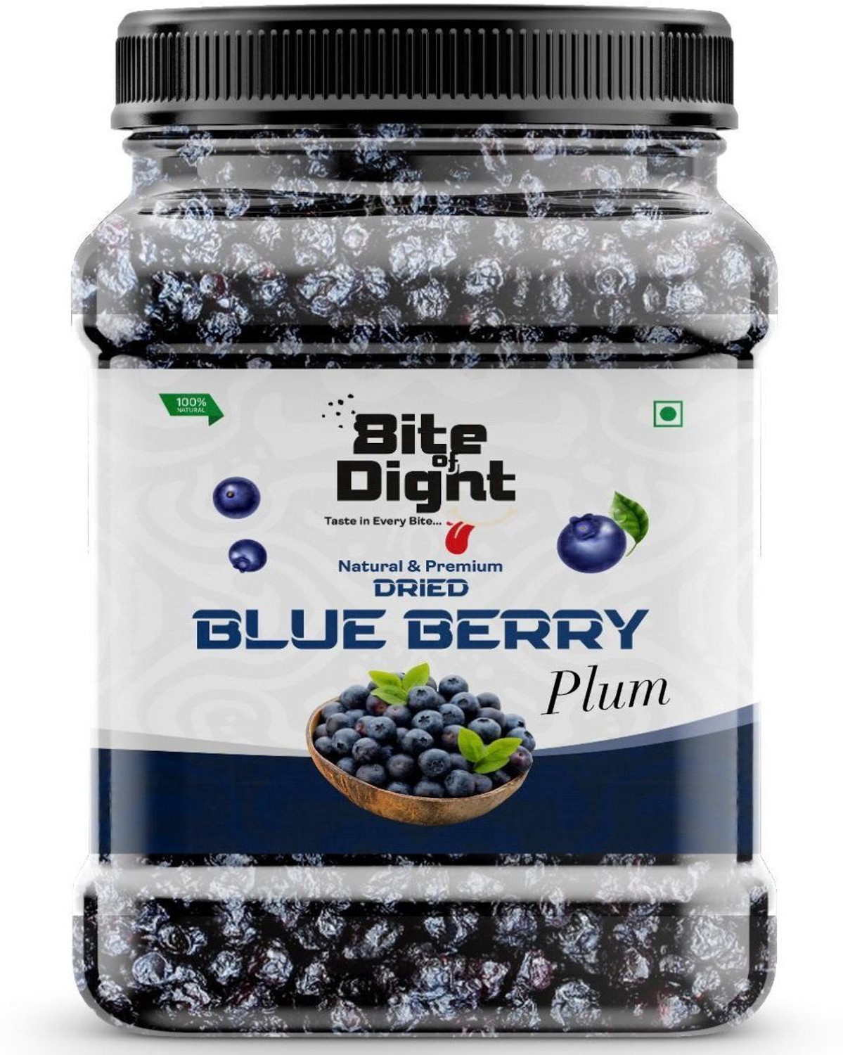 Image of Bite Of Dight Natural & Premium Bule Berry | High Protien {500gm} Blueberry (1 x 500 g)