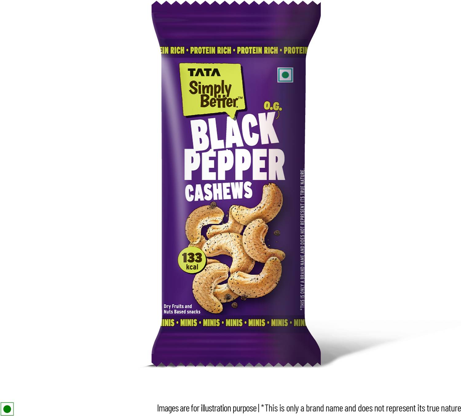 Tata Black Pepper Cashews 23g - Image 1