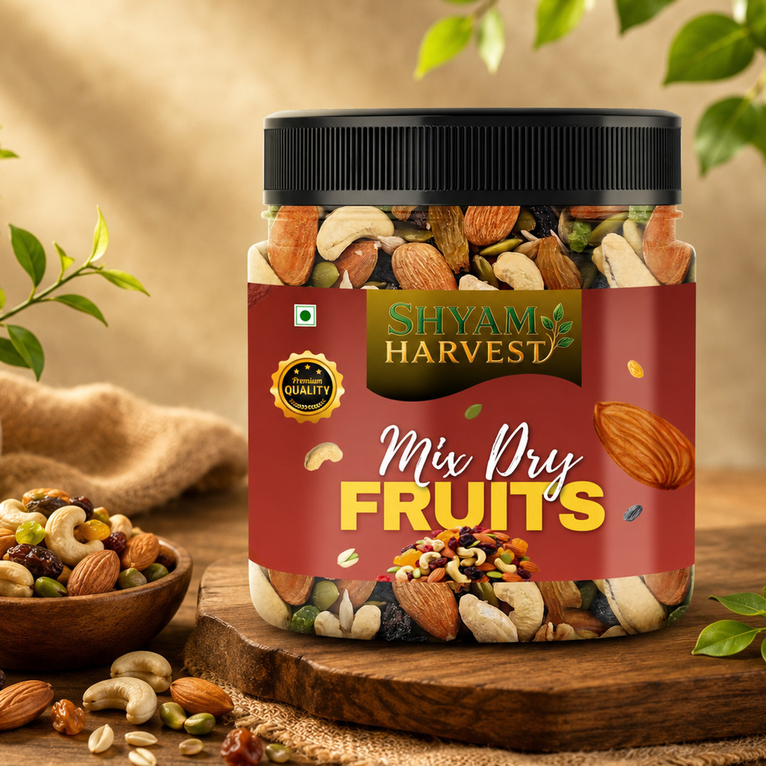 Image of SHYAM HARVEST MIX DRYFRUITS PACK OF 500gm Assorted Nuts