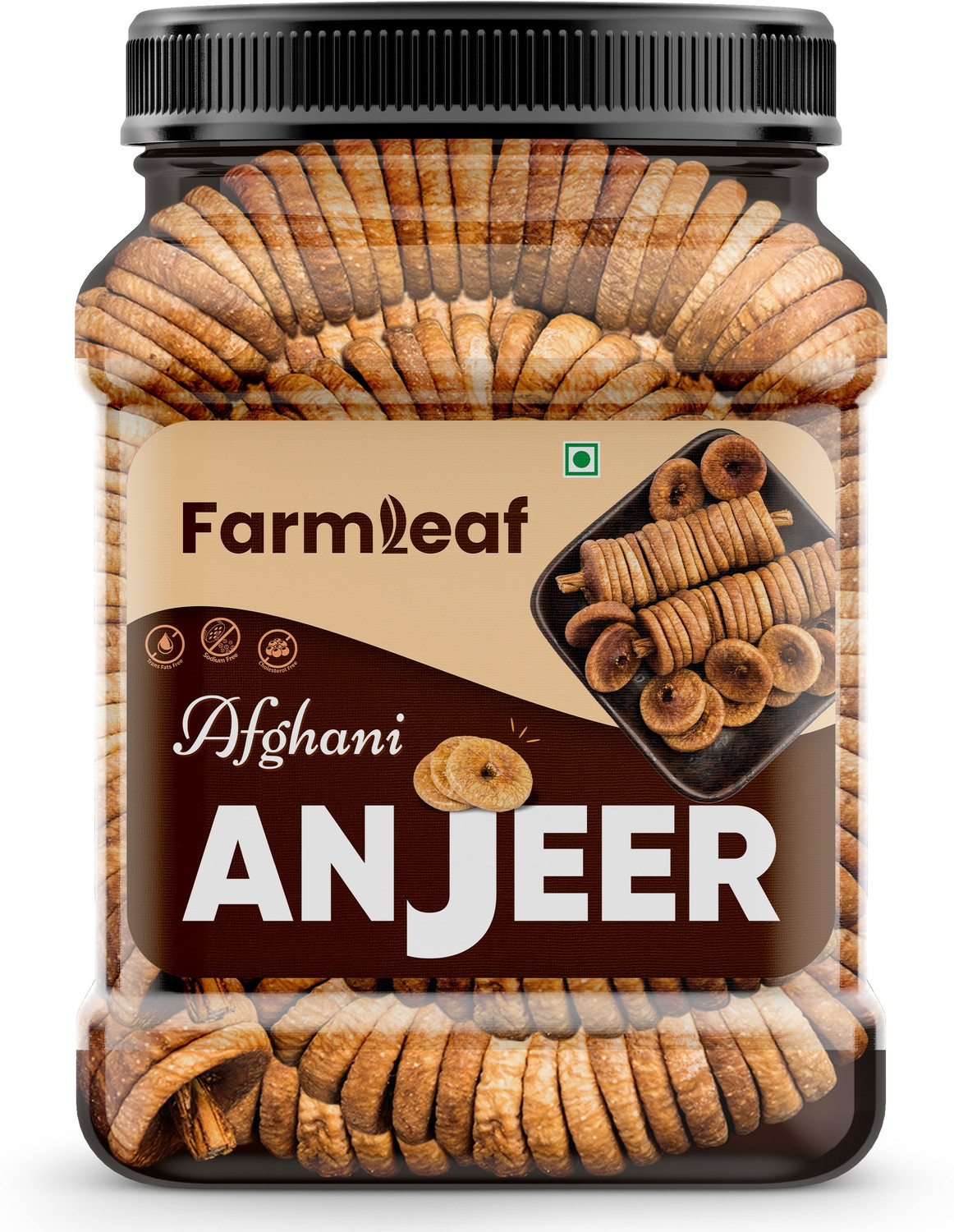 Image of FarmLeaf Premium Afgani Anjeer | Dry Fruits | Soft Figs