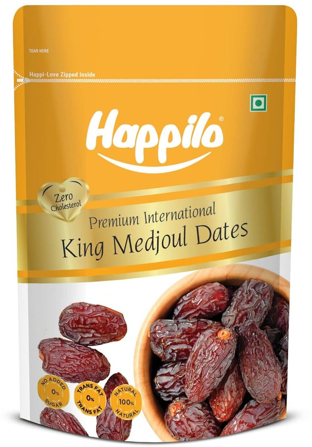Image of Happilo Premium International King Medjoul Dates 200gm Dates