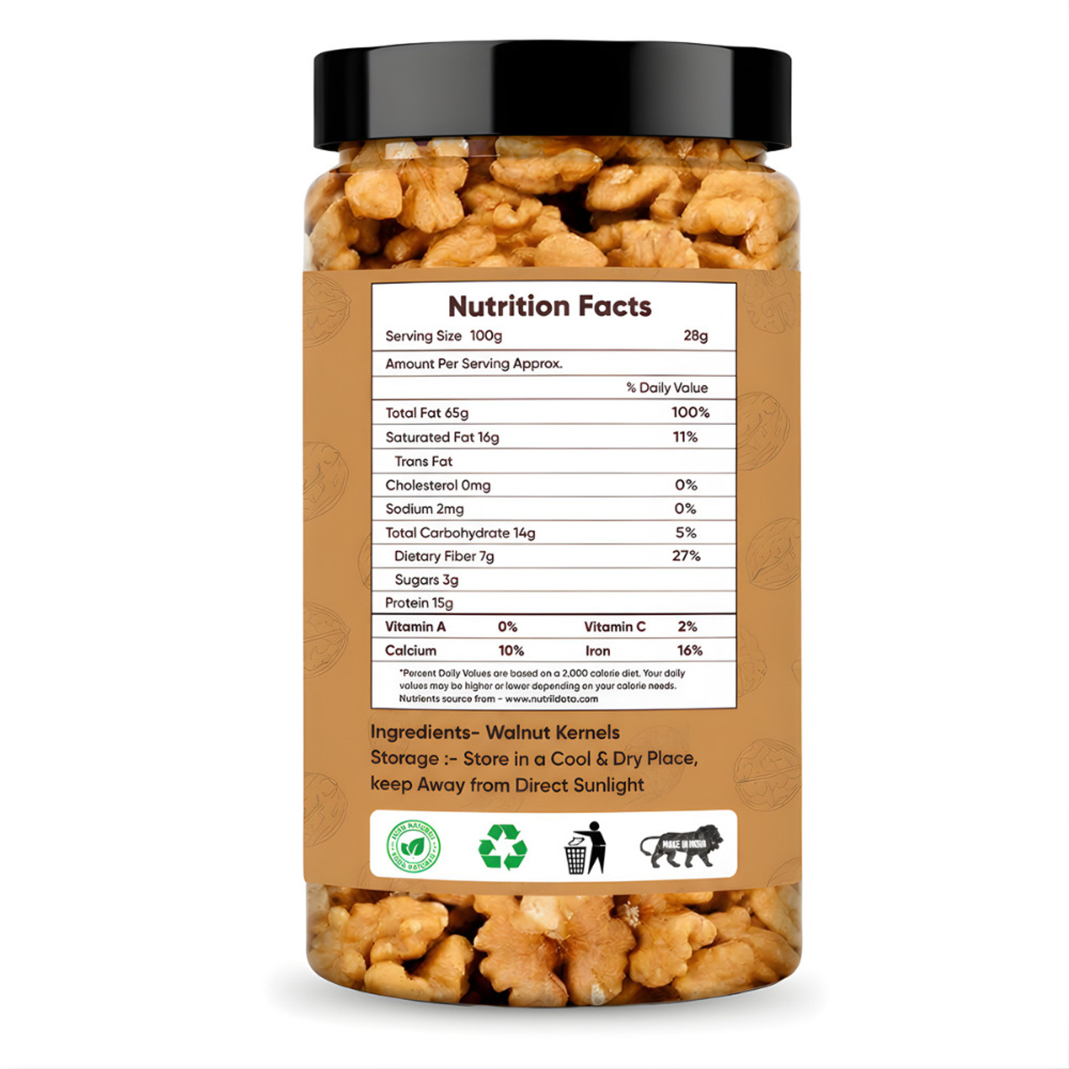 Image of Aldeira Natural Californian Walnut Kernels ( Akhrot Giri ) Walnuts