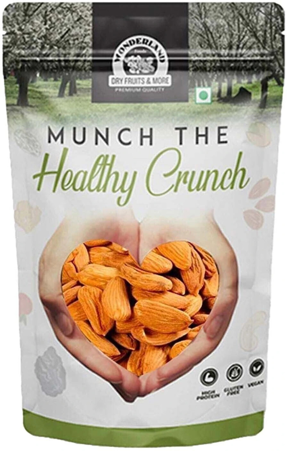 Image of WONDERLAND Gurbandi Badam Giri 1kg Almonds