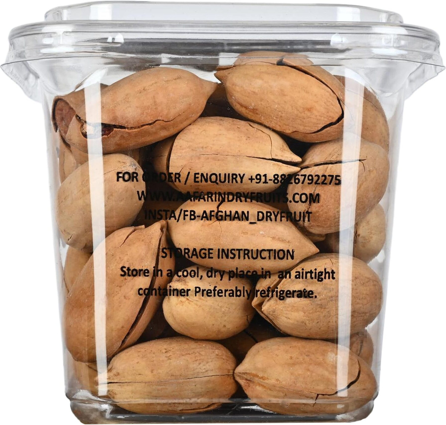 Image of Aafarin Premium Imported Pecan Nuts With Shell- Roasted Vanilla Flavour Pecans