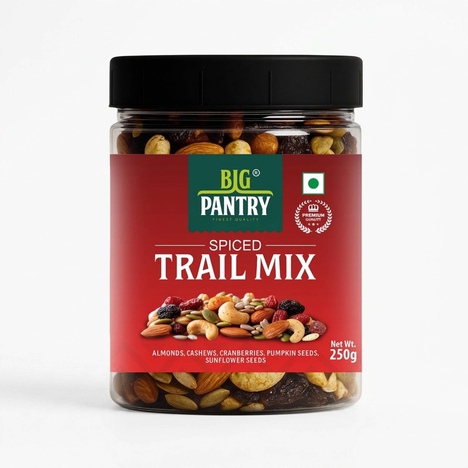 BIG PANTRY Dry fruits and Seeds Spicy Trail Mix Assorted Seeds & Nuts