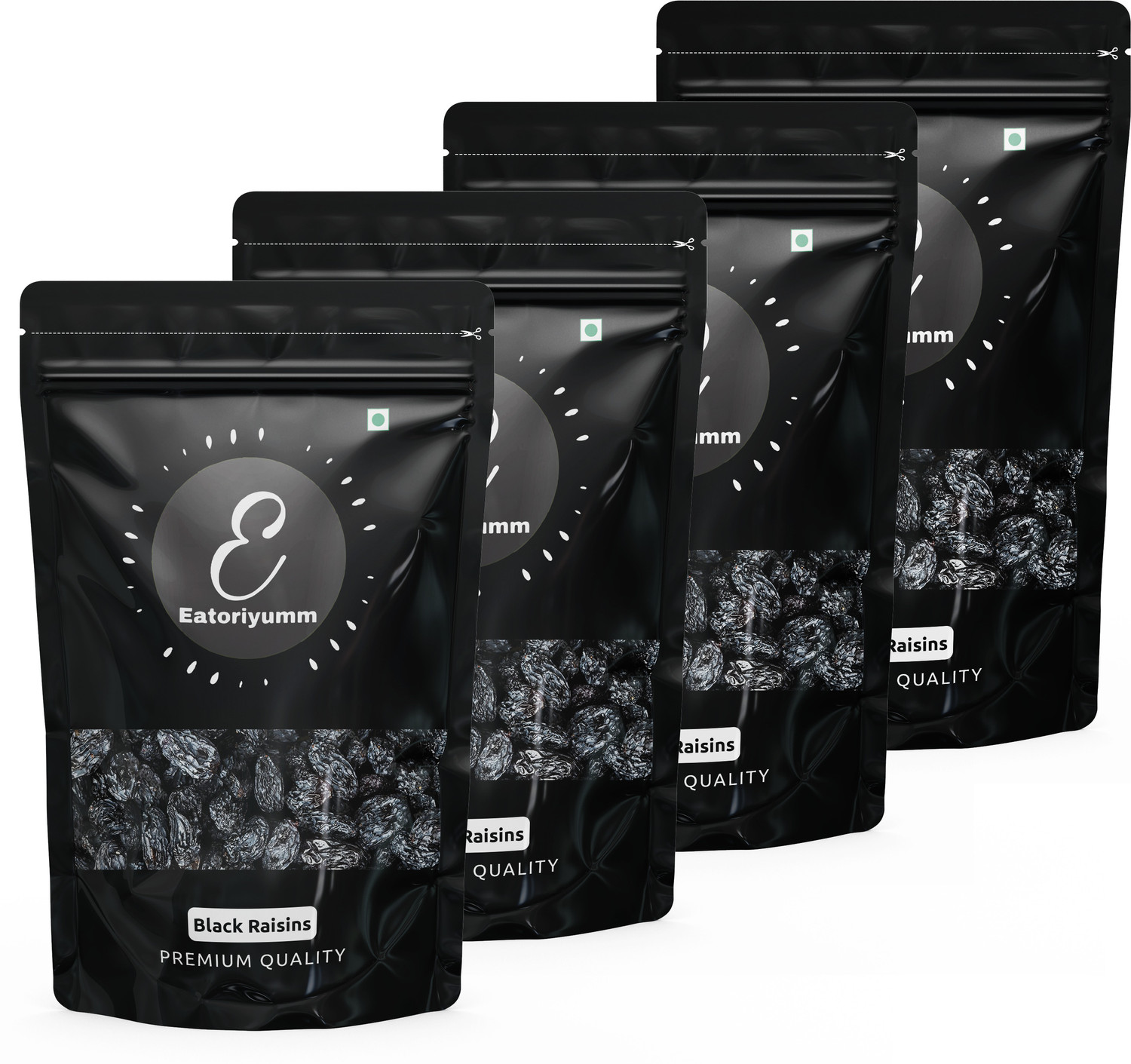 Image of Eatoriyumm Black Raisins |Seedless Dry Grapes Kali Kishmish ( Indian ) ( Value Pack Black Raisins