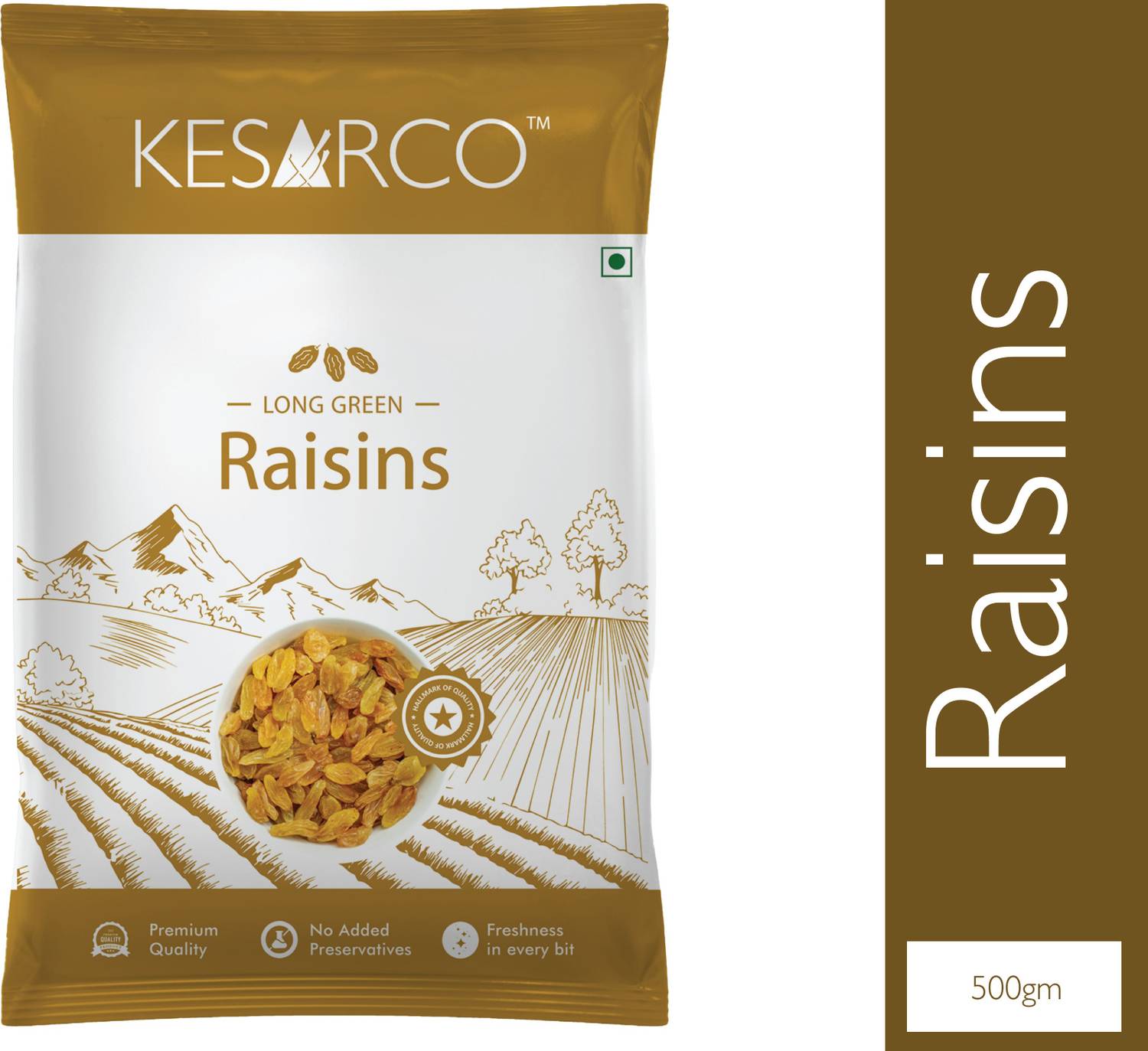 KESARCO Premium Seedless Green Raisins, Kishmish, Nutritious, Ric...mo