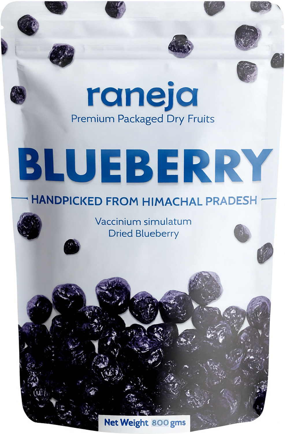 Image of Raneja Premium Dried Blueberries 800g | Natural, Seedless & No Added Sugar Blueberry