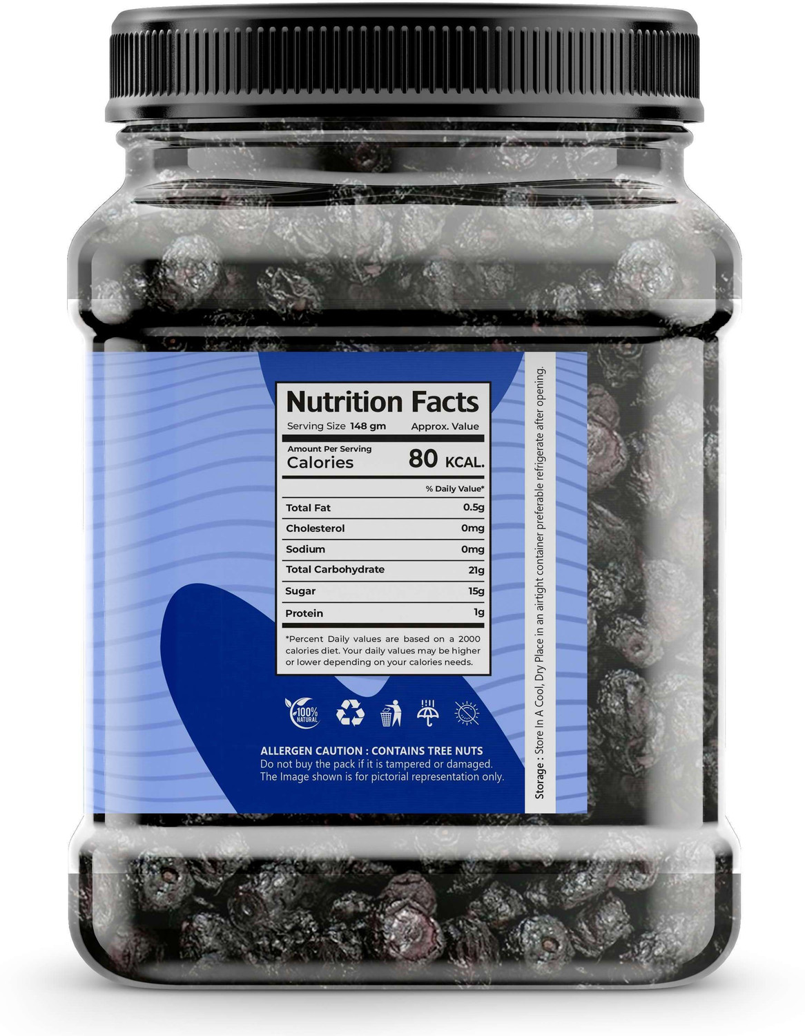 Image of Nutri Hub Dried Blueberry Blueberry