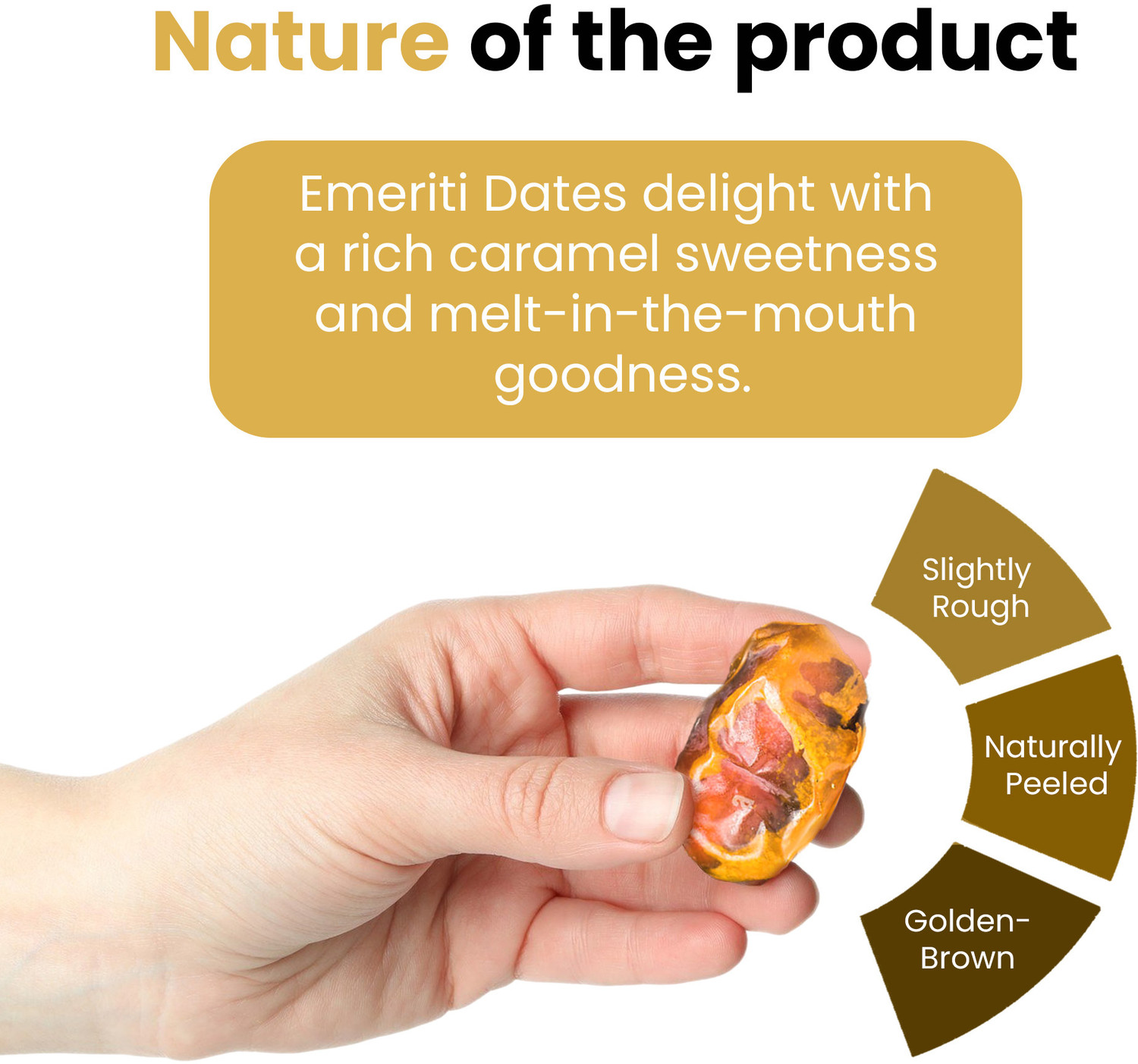Image of Nutraj Emirate Khalas Dates 1.5 Kg (500g x 3), Khajoor, Khajur, Dry Fruits Dates