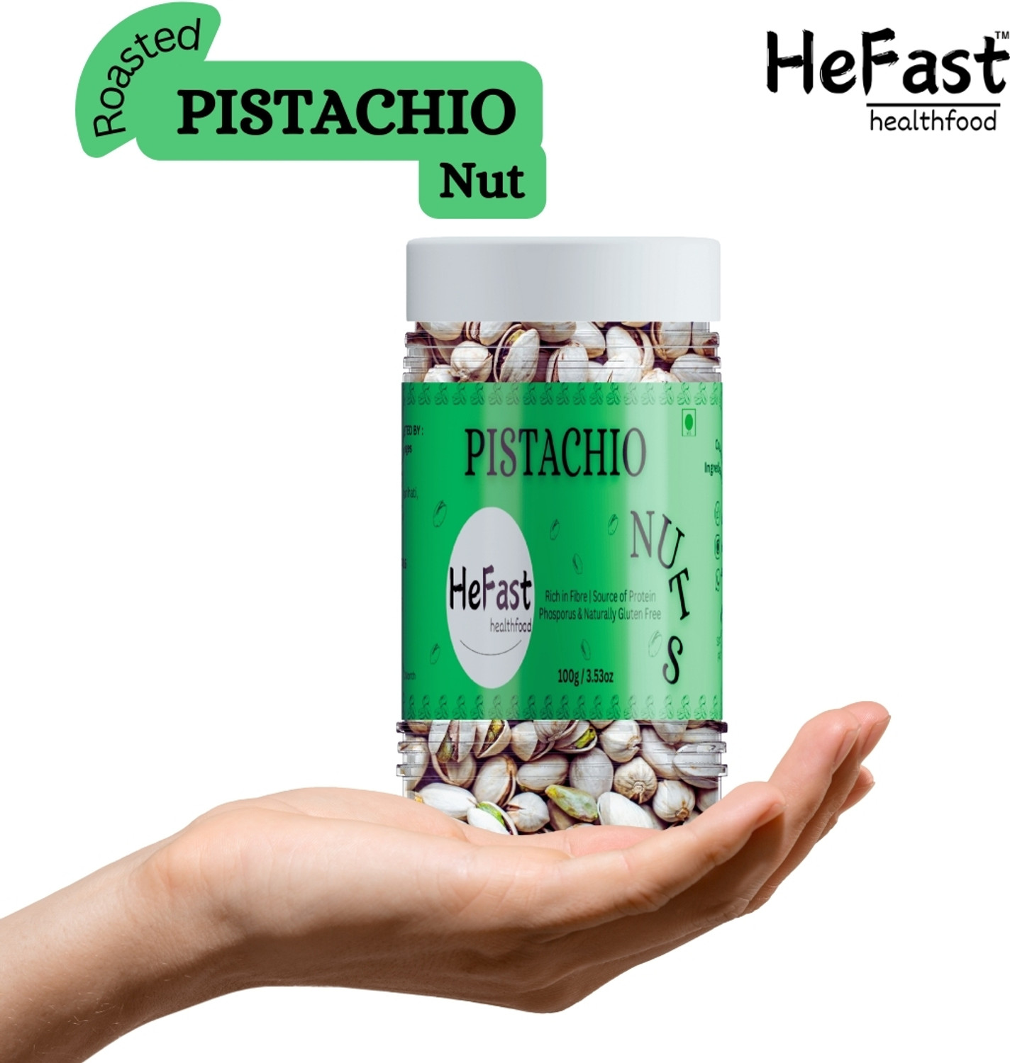 Image of HeFast Premium Dry Fruits and Seeds Combo Pack 800g - Chia, Flax, Pumpkin, Sunflower, Almonds, Cashews, Pistachios, Raisins