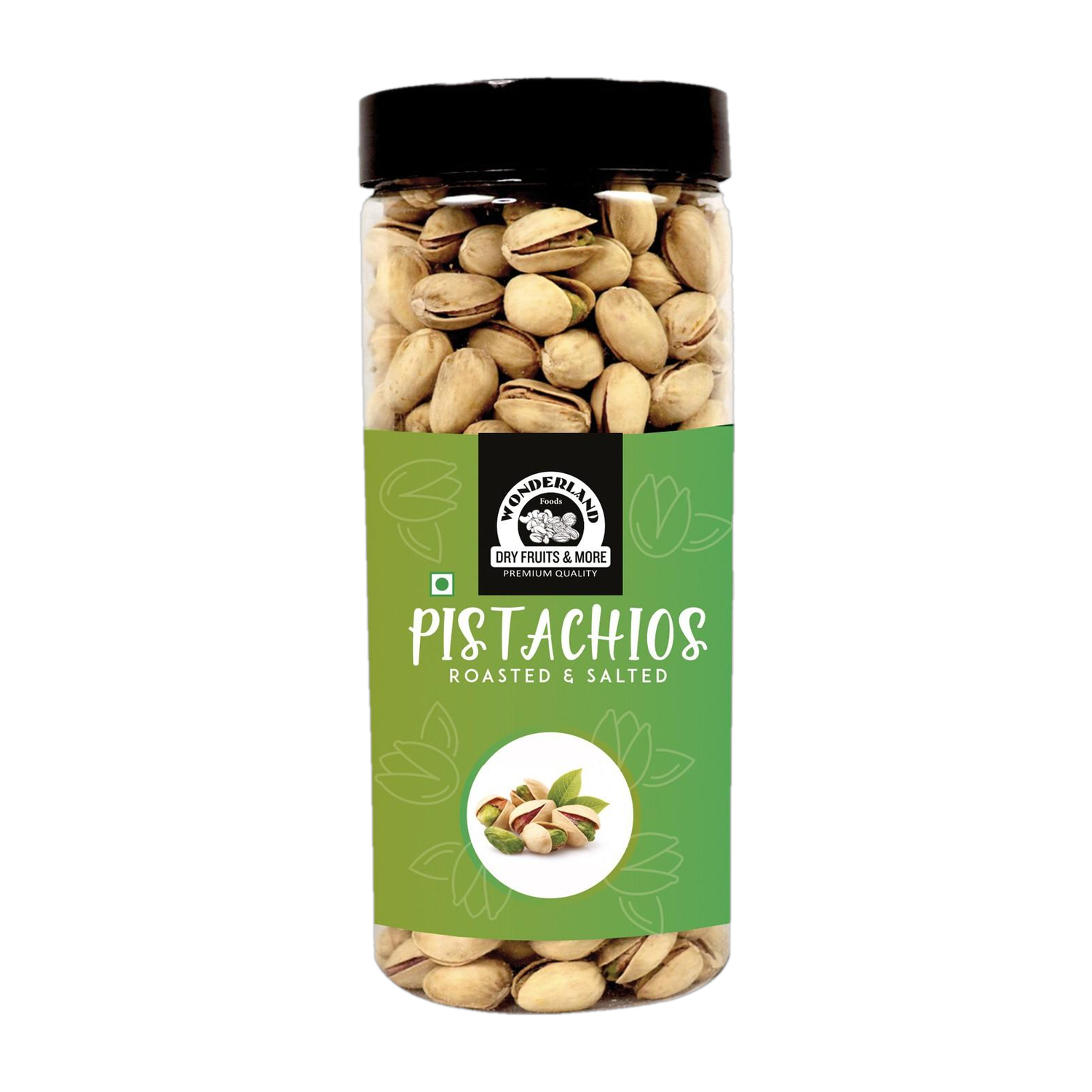 WONDERLAND Foods Roasted & Salted Jumbo Size Pistachios