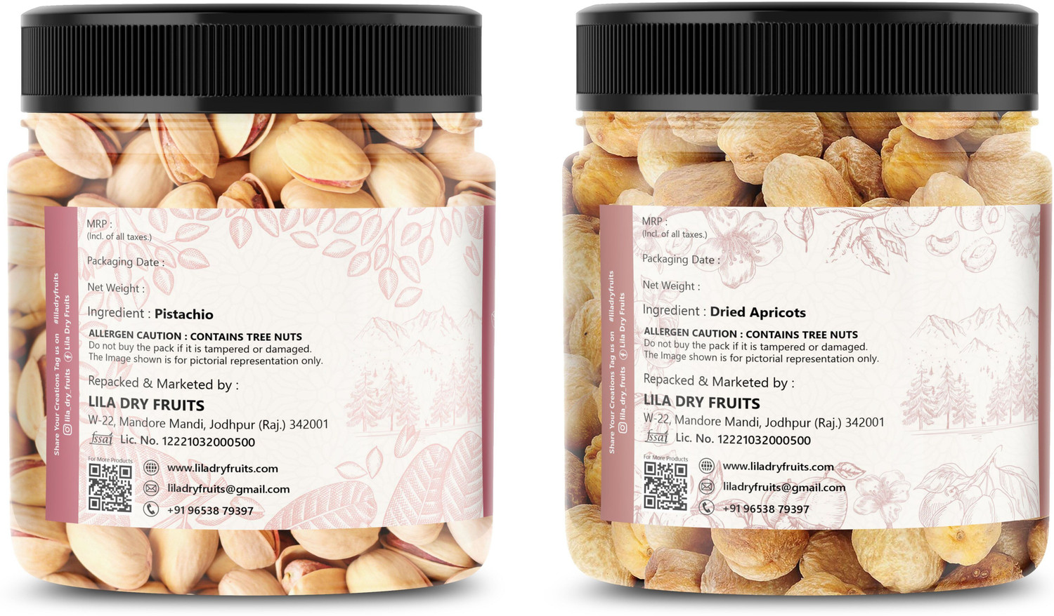 Image of lila dry fruits Pistaa Khubani | Healthy and Tasty | Perfect for Gifting Apricots, Pistachios