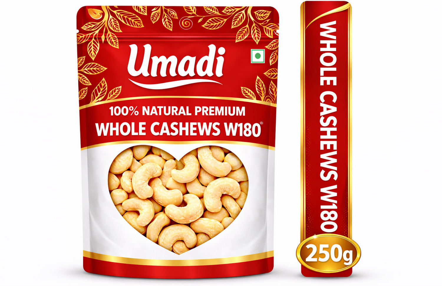 Image of UMADI 100% Natural Premium Whole Cashews W180 Cashews