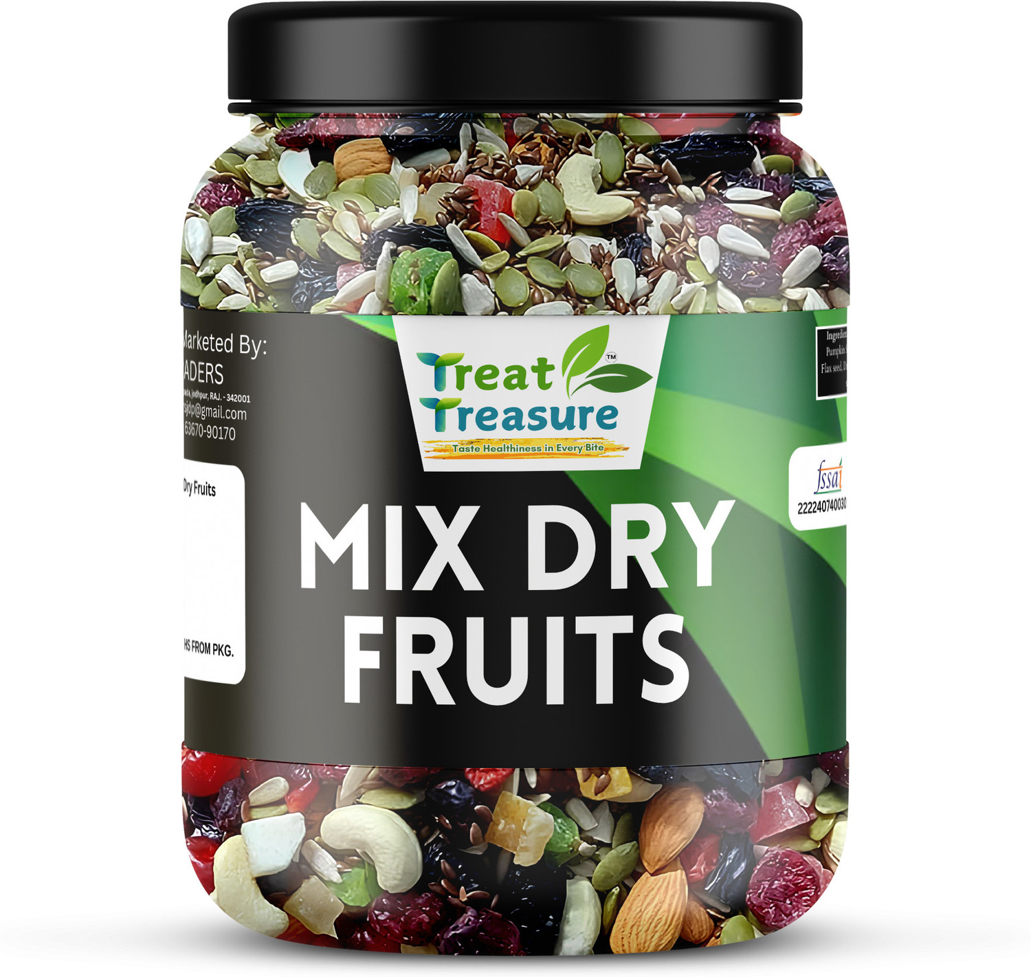 Image of TREAT TREASURE Mixed Dried Fruits | Nut mix | dryfruits