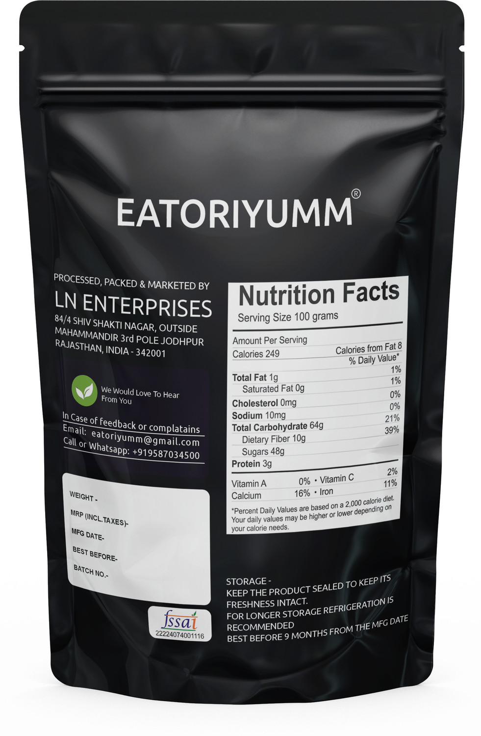 Image of Eatoriyumm Jeera ( 1 Kg ) Cumin Whole (Jeera sabut)