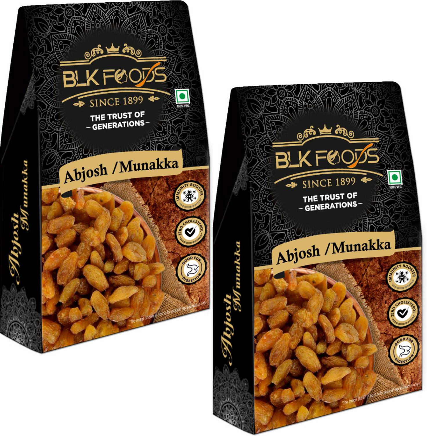 BLK FOODS Munnaka (with seed) 500g | Abjosh Raisins