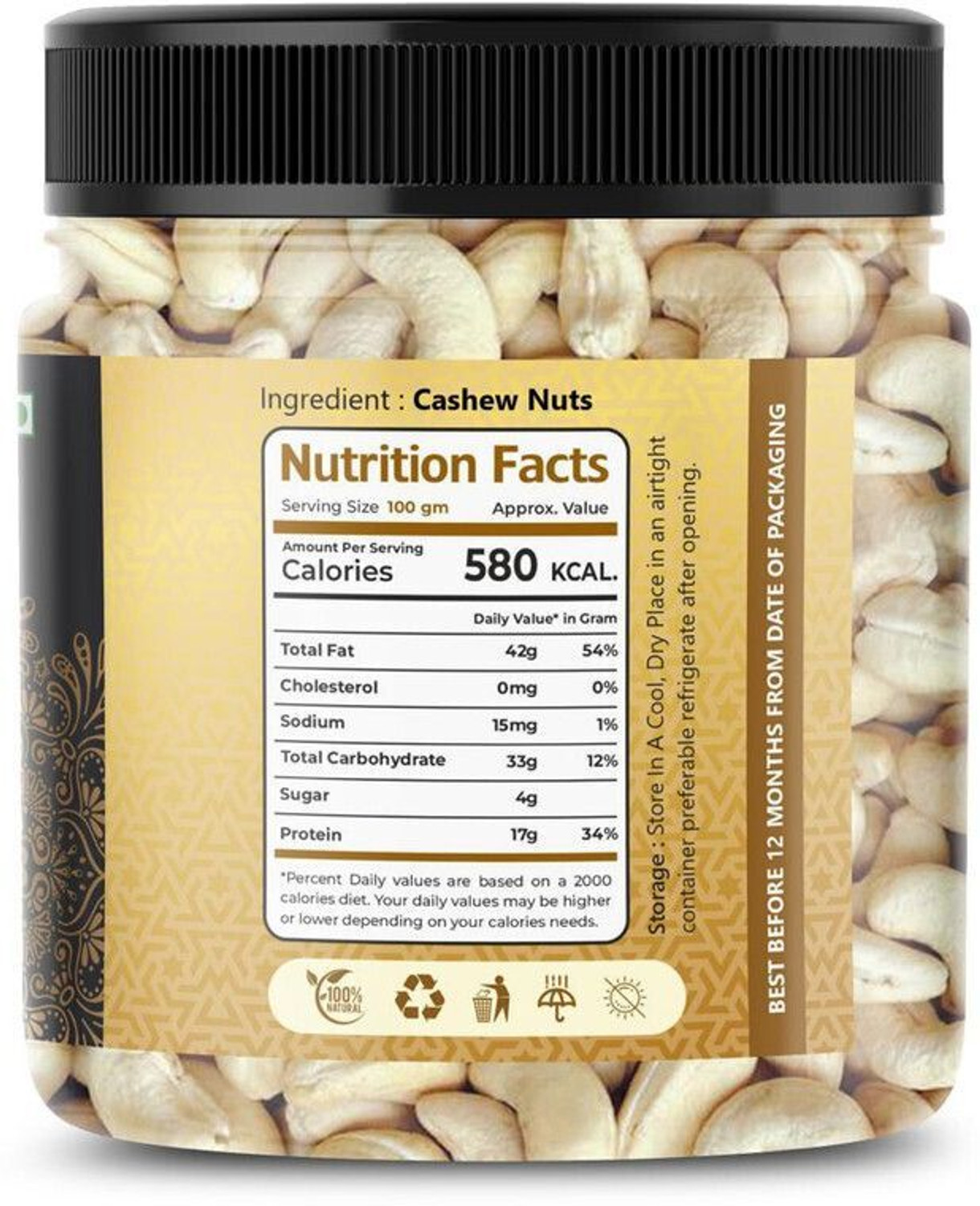 Image of Get Fresh ED 197 Cashews