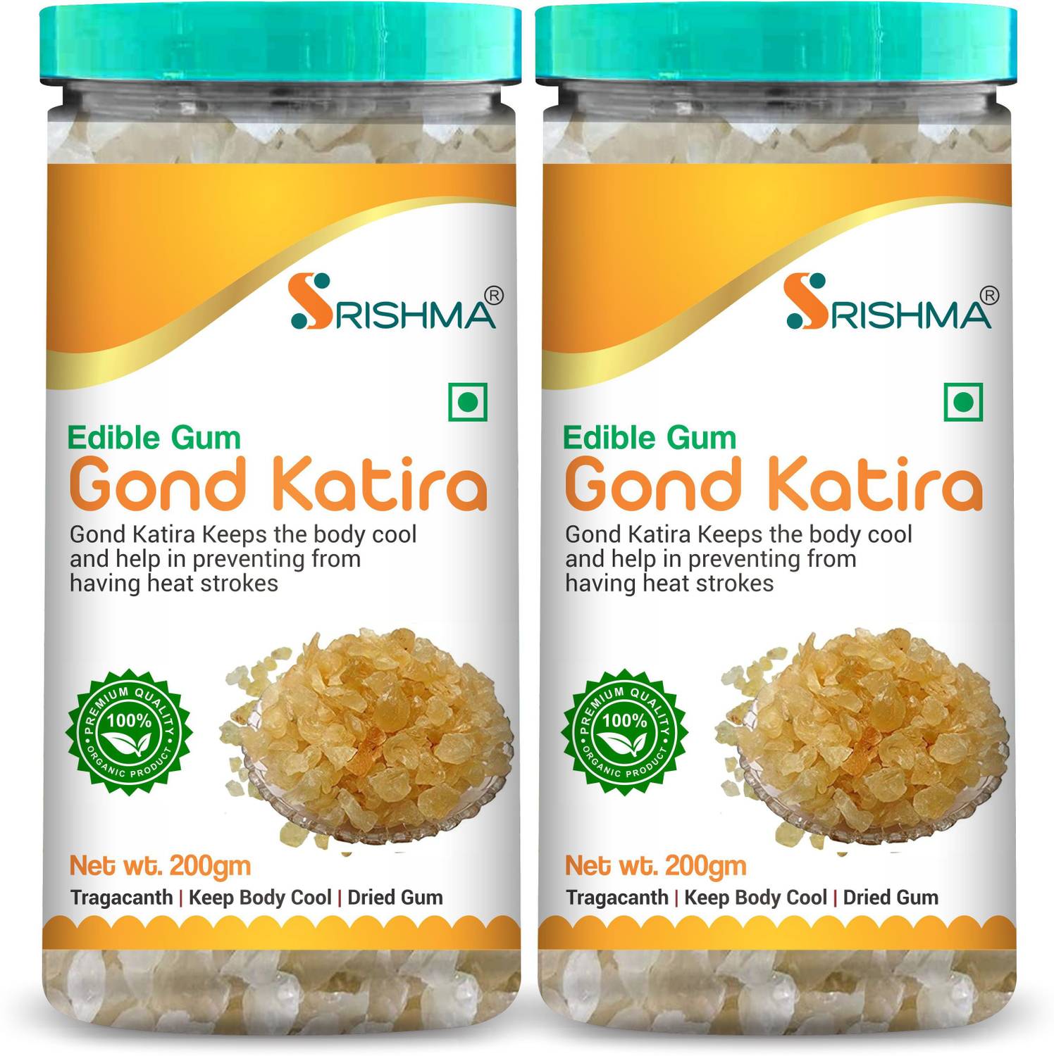 Srishma Pure (Edible) Gond Katira | Tragacanth | Keep Body Cool | Dried Gum