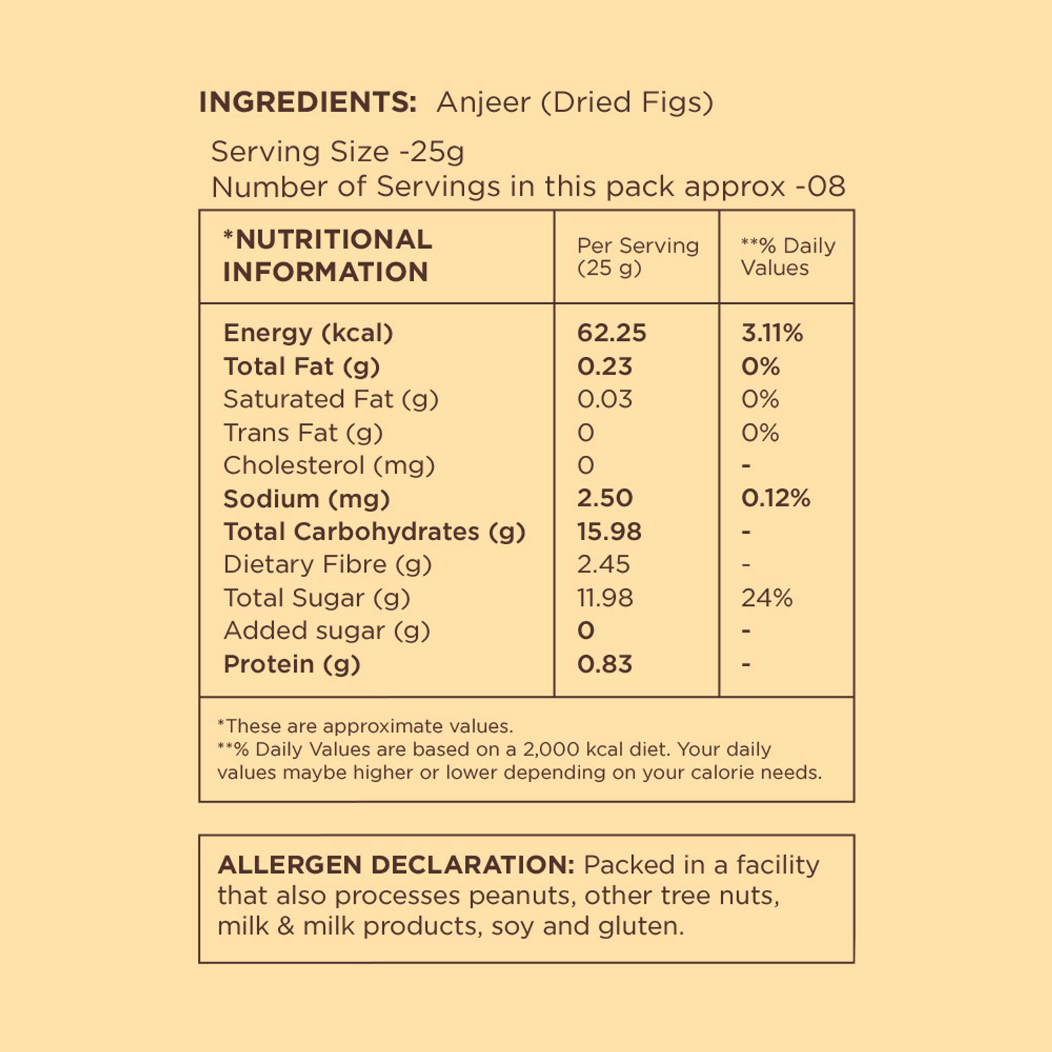 Image of OPEN SECRET Premium Anjeer High Protein Figs Rich in Fibre Figs
