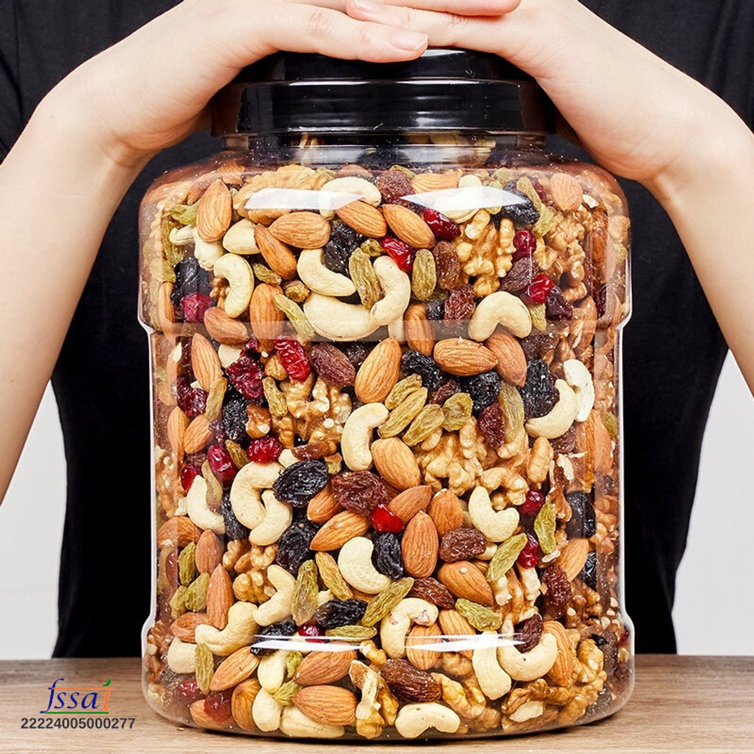 Image of HARIYAM Natural Premium Mix Dry Fruits |Healthy Nutmixed| [ 500GM ][ JAR ] Almonds, Cashews, Raisins, Pistachios, Walnuts, Apricots, Dry Dates, Assorted Fruits & Nuts