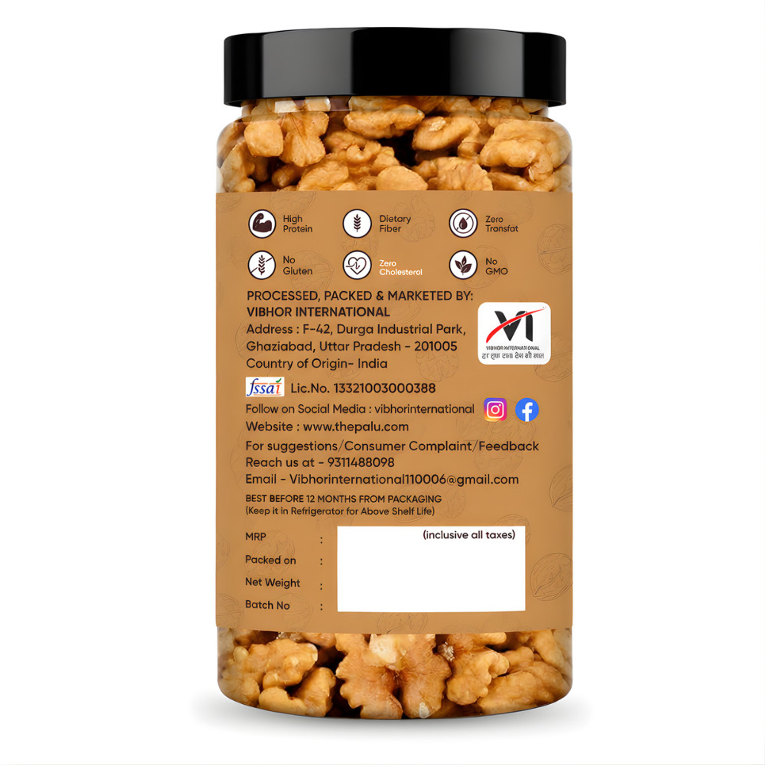 Image of Aldeira Natural Californian Walnut Kernels ( Akhrot Giri ) Walnuts