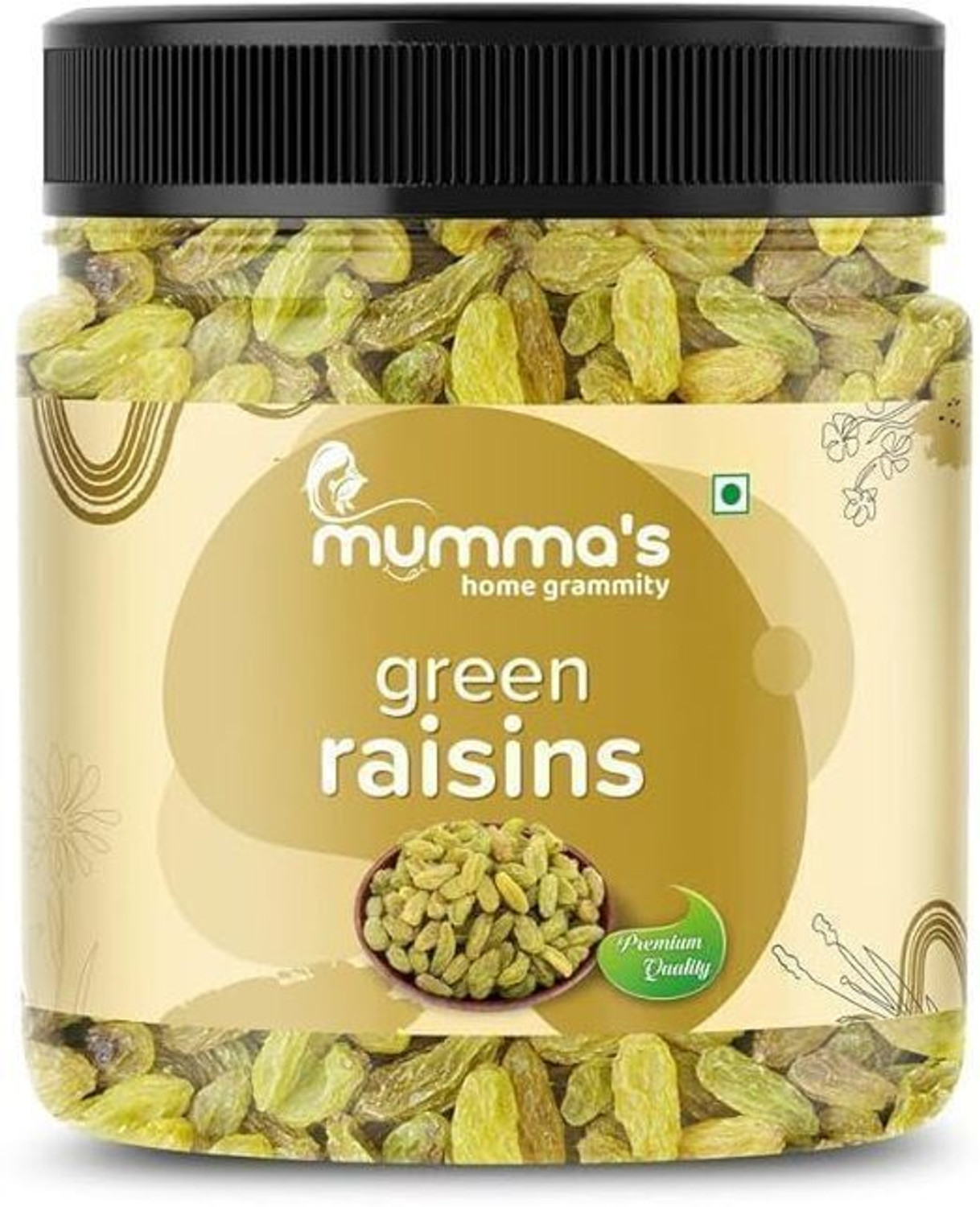 Image of Mumma's home gramity Green Raisins (Kishmish) Premium Dry Fruit Seedless Raisins