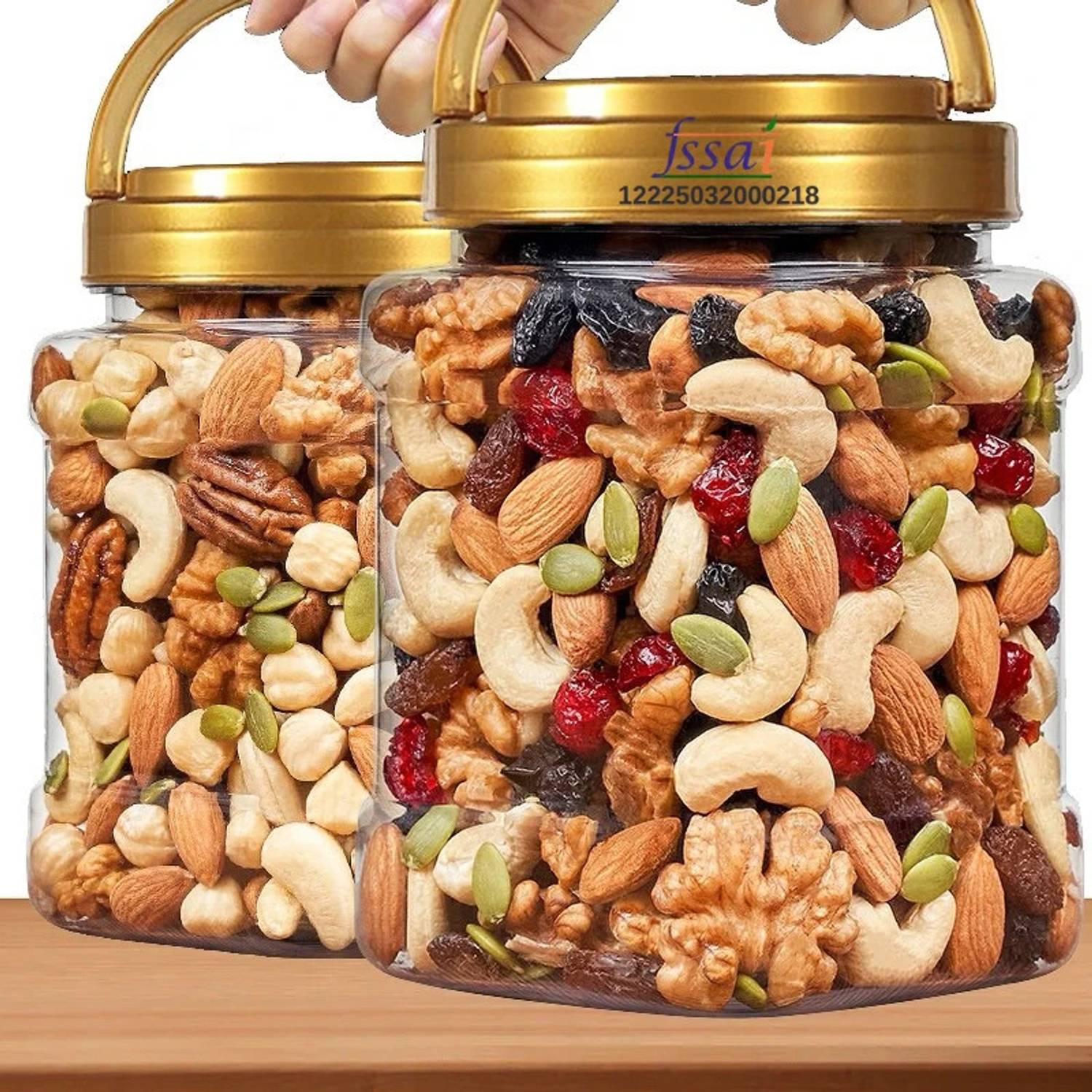 VANSURI Mix Dry Fruit | Panchmeva 1KG Almonds, Apricots, Cashews, Raisins, Assorted Fruits & Nuts