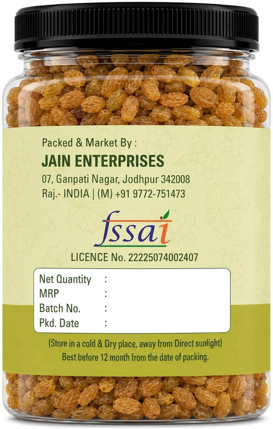 Image of Fresh N Organic Premium Raisins l KISMIS Raisins