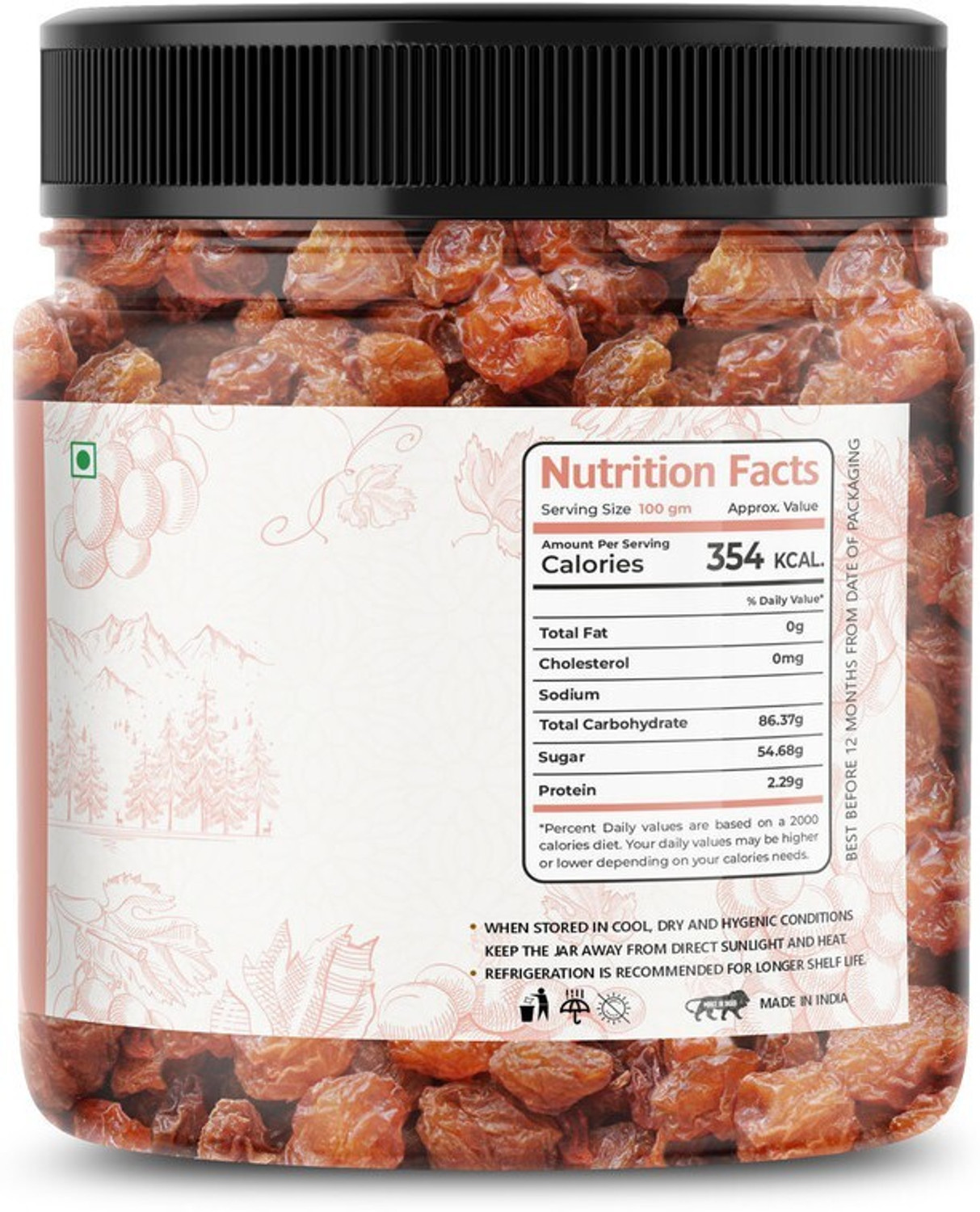 Image of lila dry fruits Premium Dried, Nutritious & Delicious Munakka Raisins| Munkadakh Kishmish Raisins